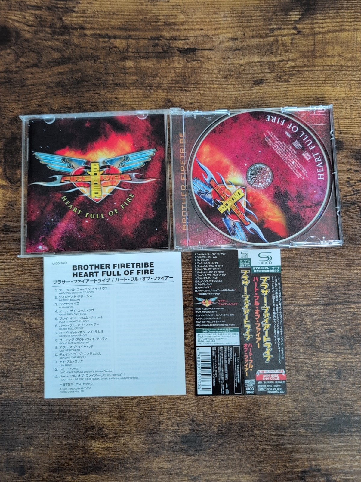 Heart Full on Fire by Brother Firetribe (CD, 2008) Japan OBI