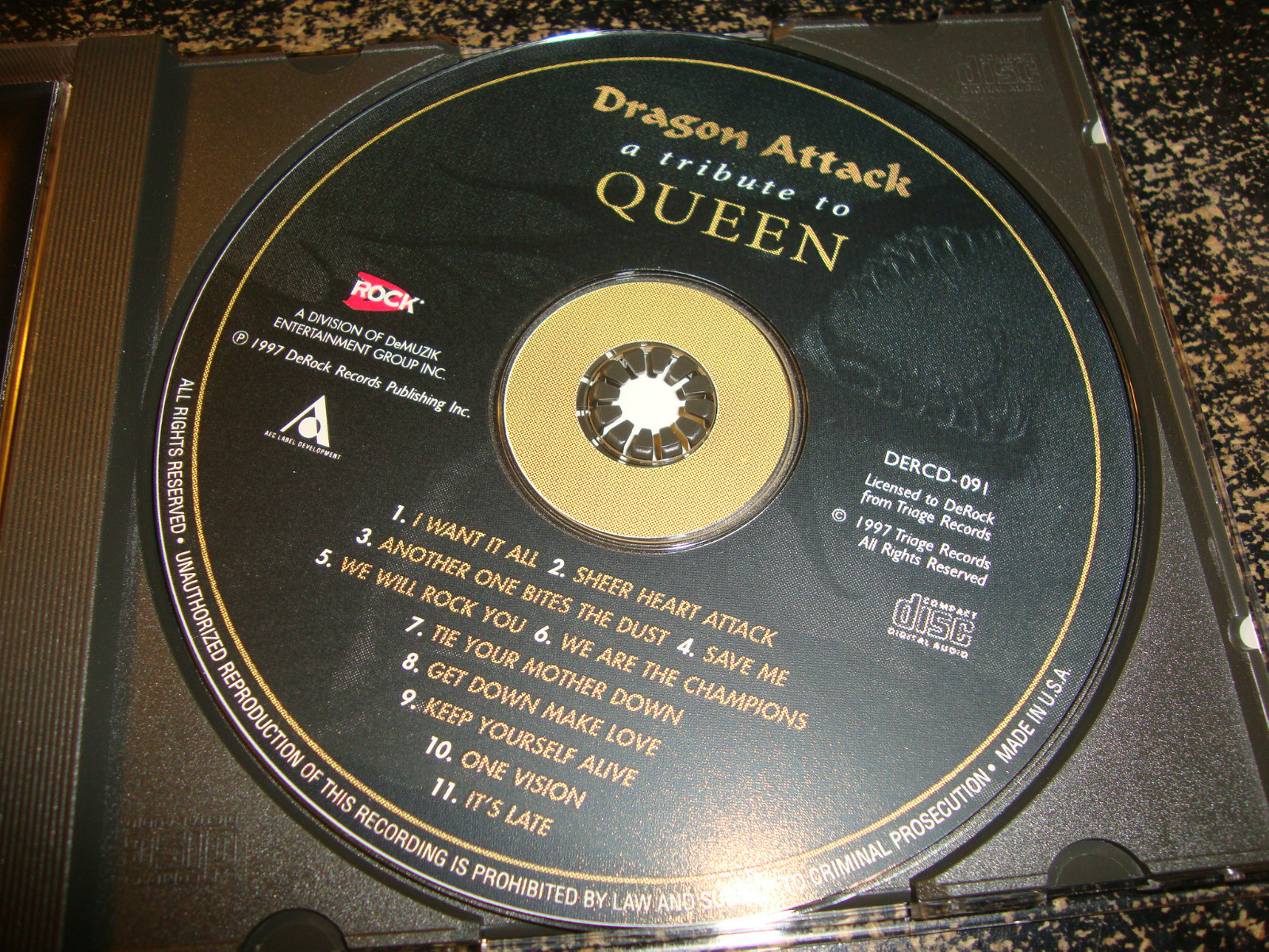 DRAGON ATTACK rock tribute to QUEEN cd sebastian bach/bruce kulick