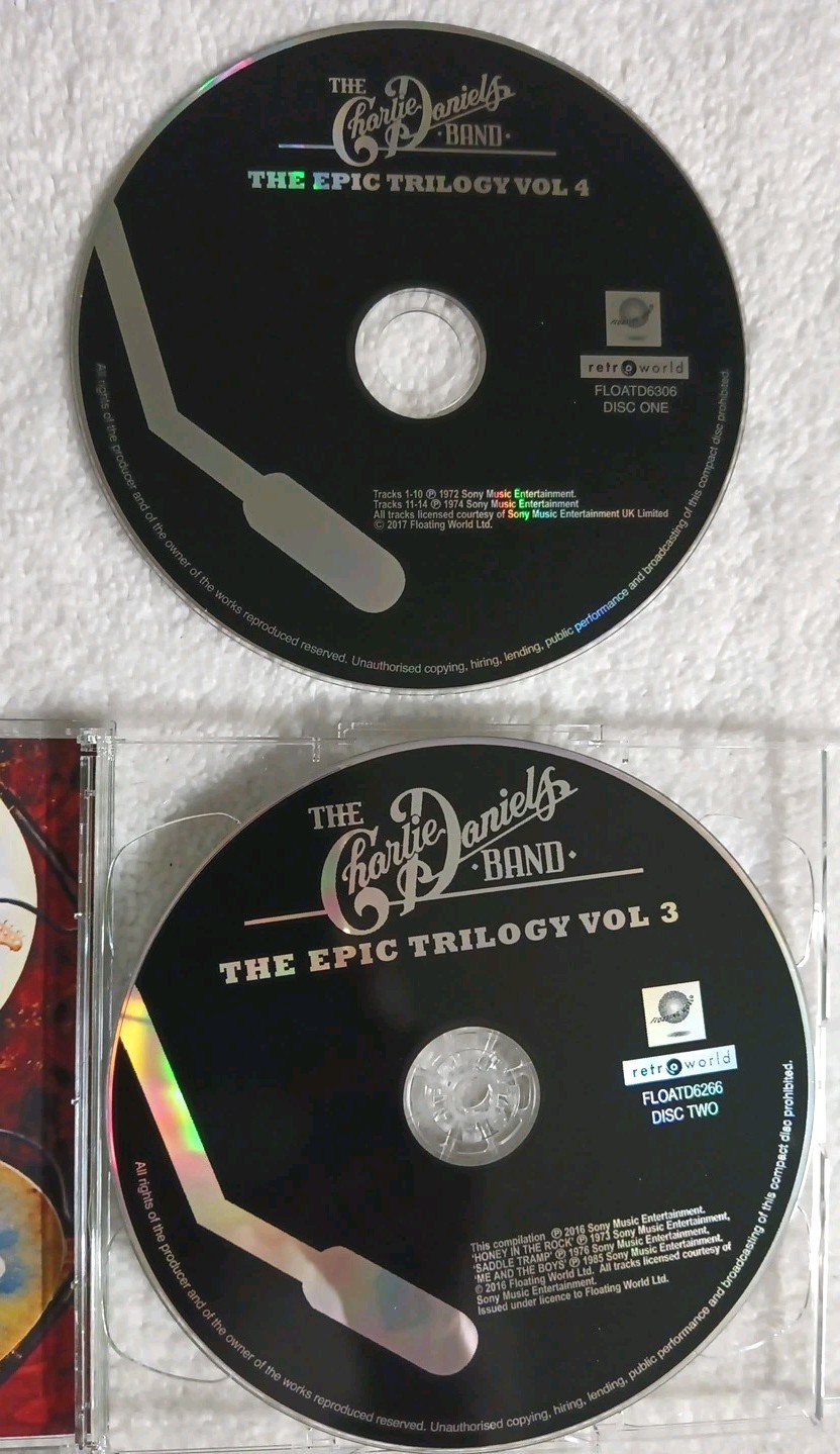 Charlie Daniels Band CD Albums Lot Of 5 Plus Bonus CD/Album PLEASE READ