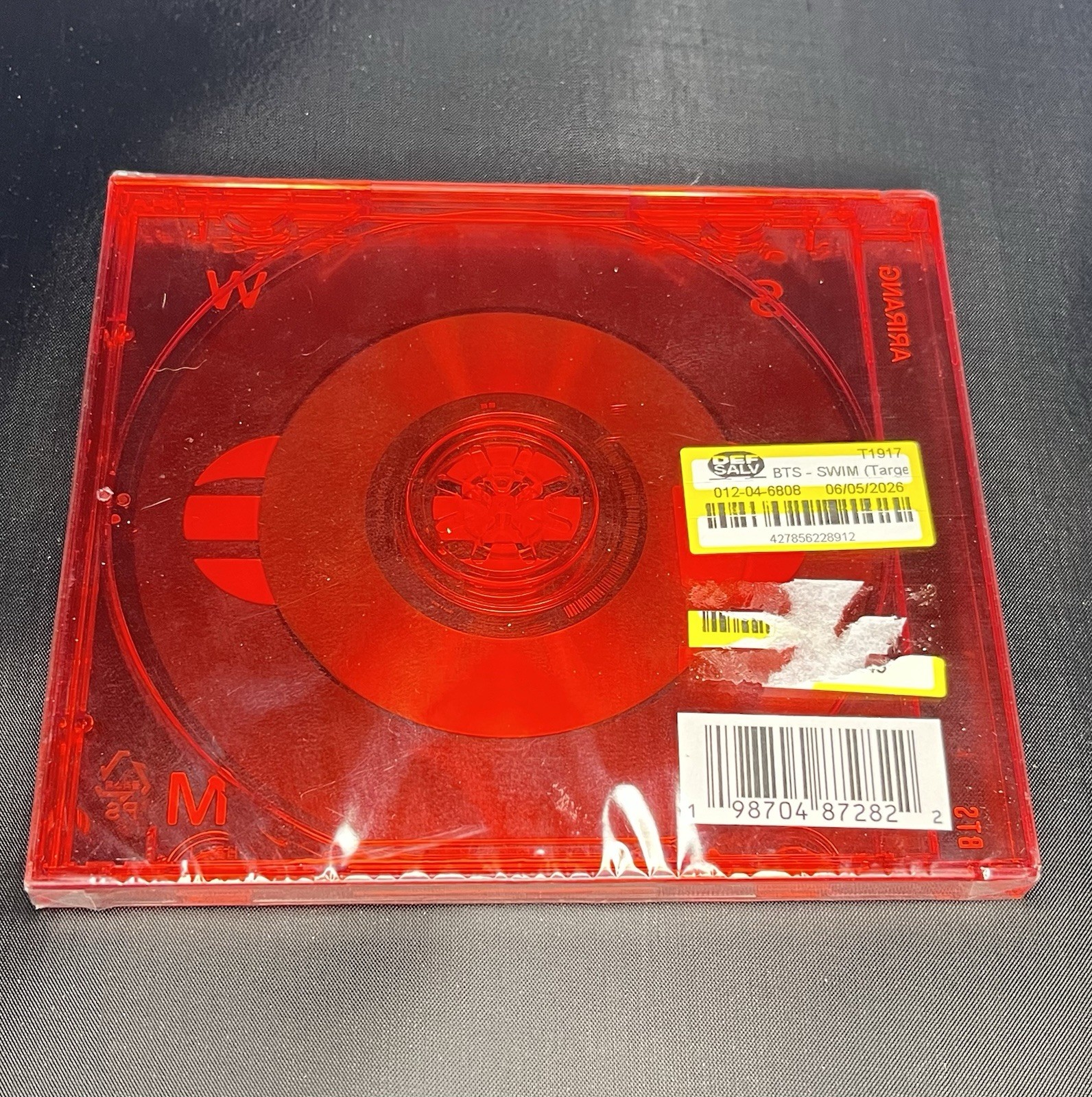 BTS SWIM CD Album K-Pop SWIM Label 2026 2020s Era Red Standard Jewel Case