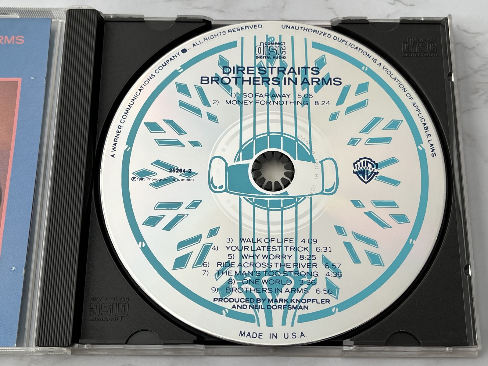 Dire Straits Brothers In Arms CD TARGET ERA! MADE IN USA BY PDO Warner 9 25264-2