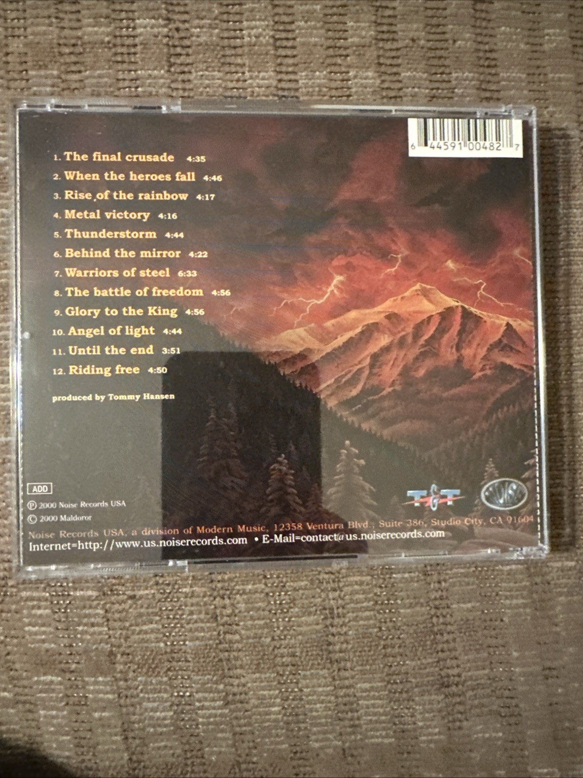 Thunderstorm by Iron Fire (CD, Jan-2006, 2 Discs, Sanctuary (USA) S1808