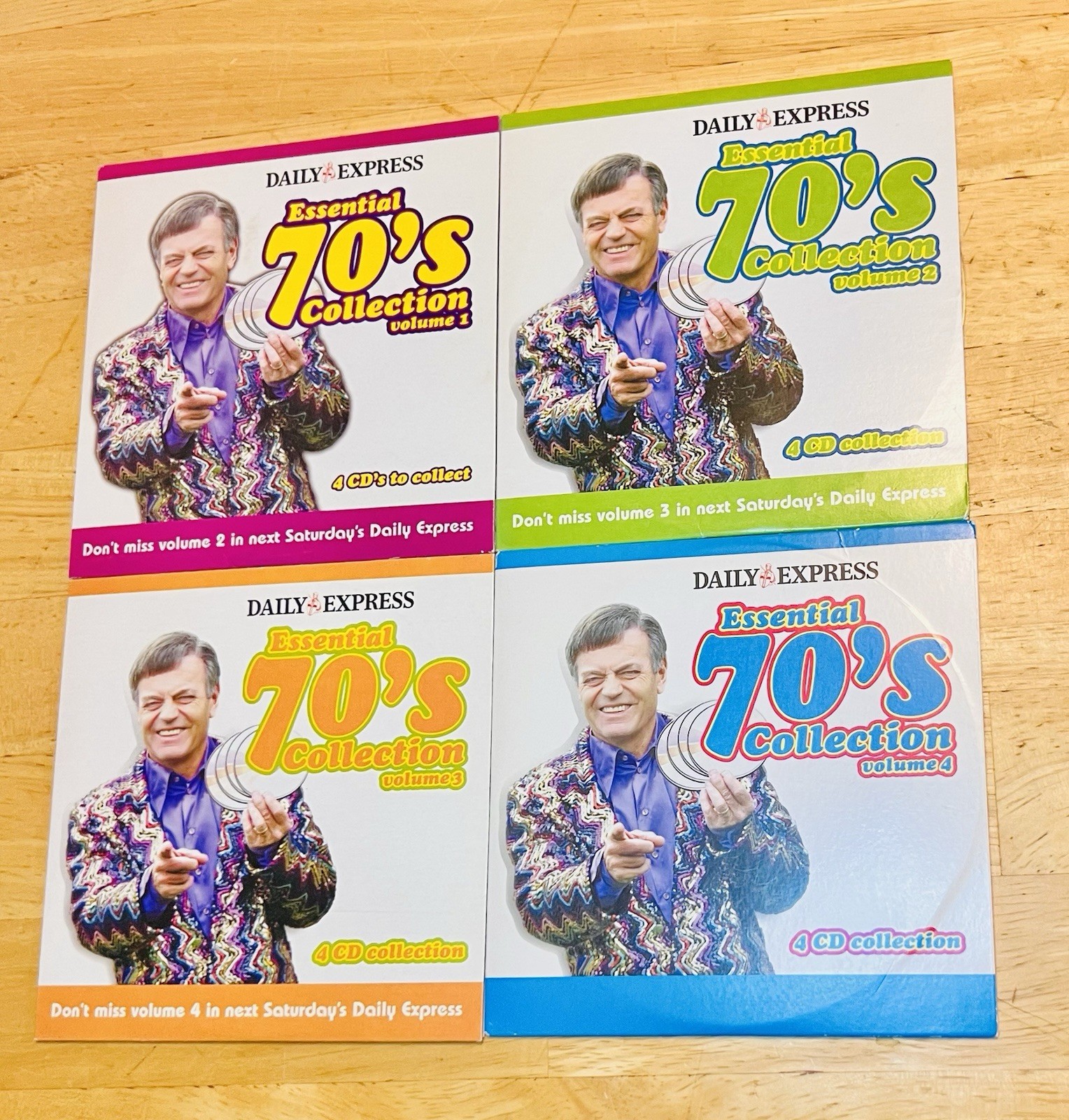 DAILY EXPRESS : ESSENTIAL 70'S COLLECTION : FULL SET: 4 CD'S