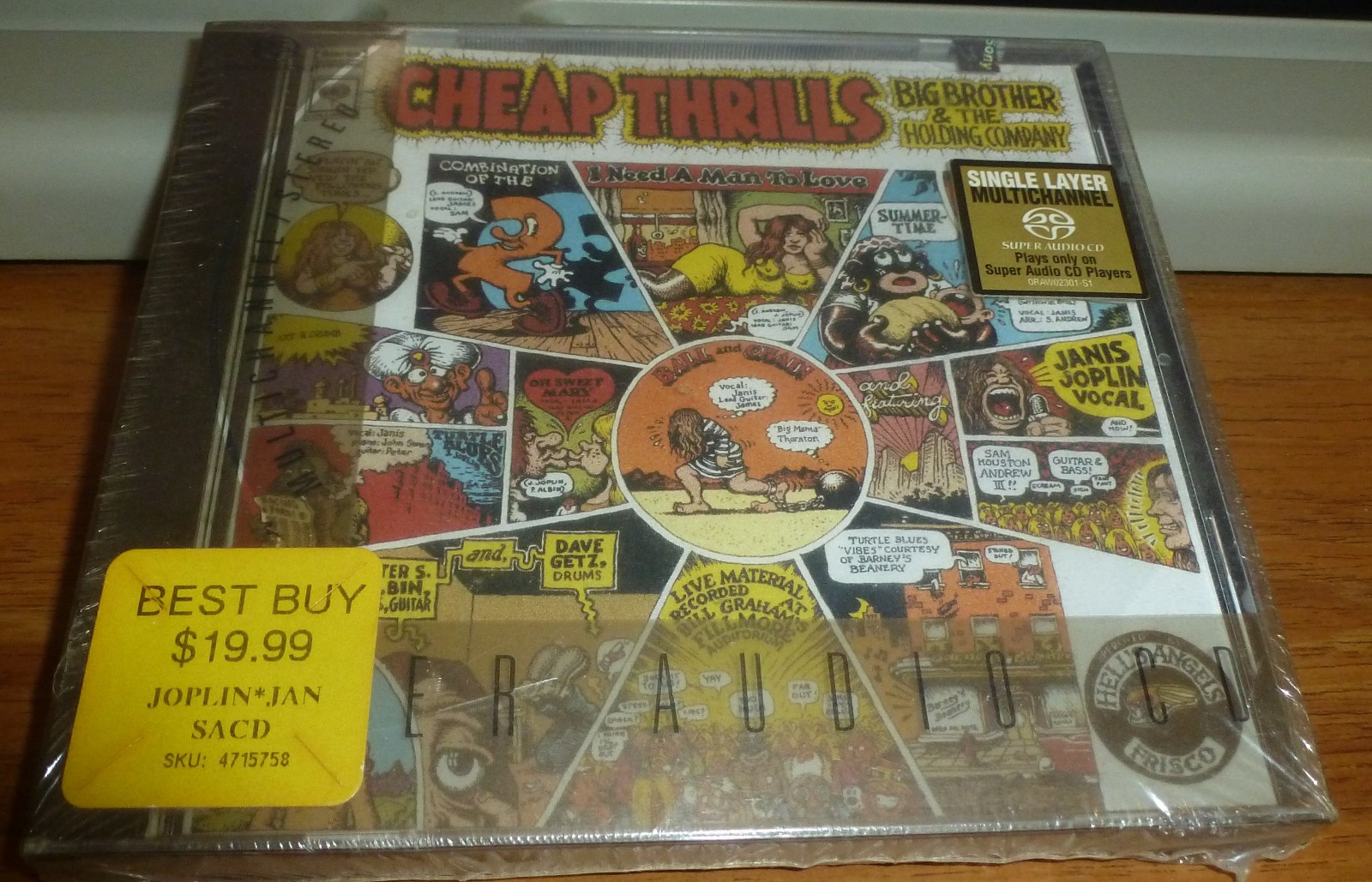 NEW! Janis Joplin / BIG BROTHER & THE HOLDING CO "Cheap Thrills" 1999 SACD!