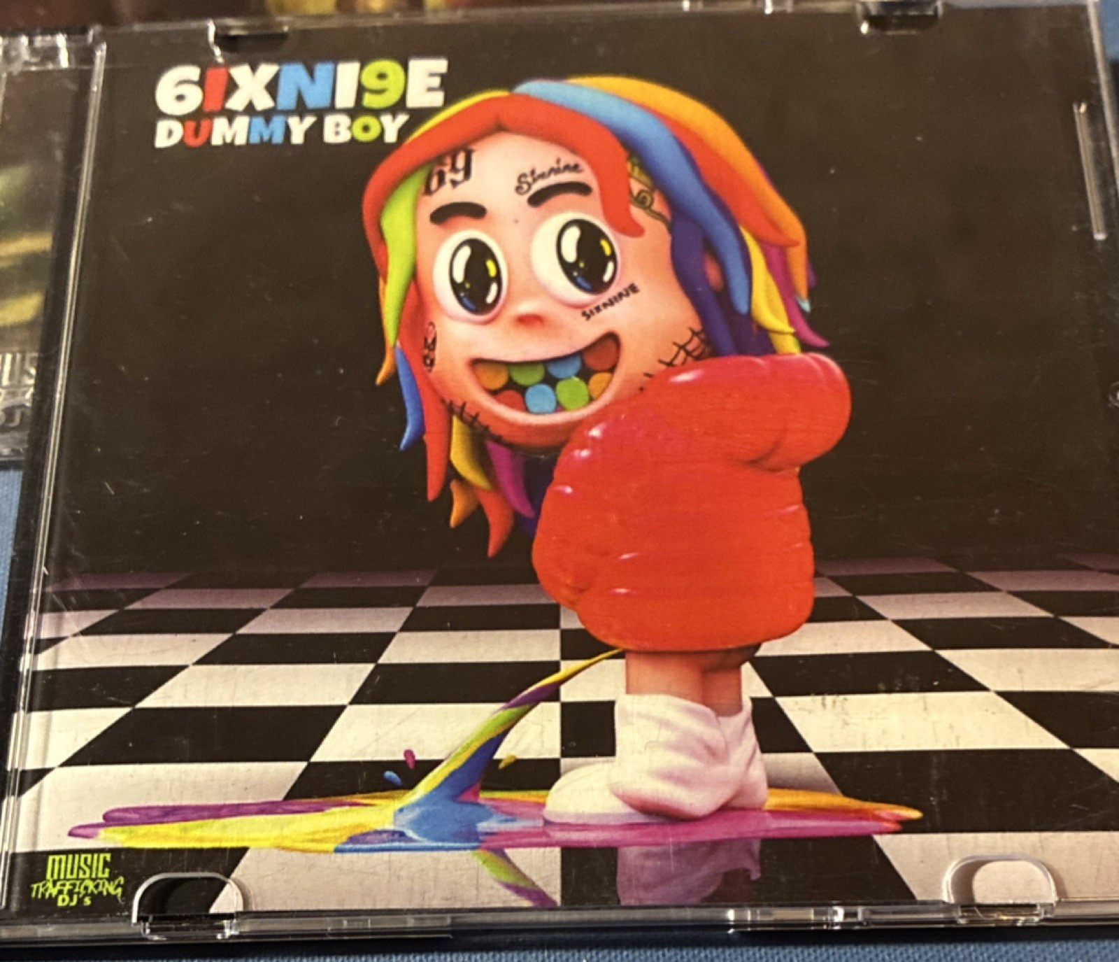 6ix9ine Rap & Hip-Hop CD 'Dummy Boy' Album Music Transforming BTS Jewel Case