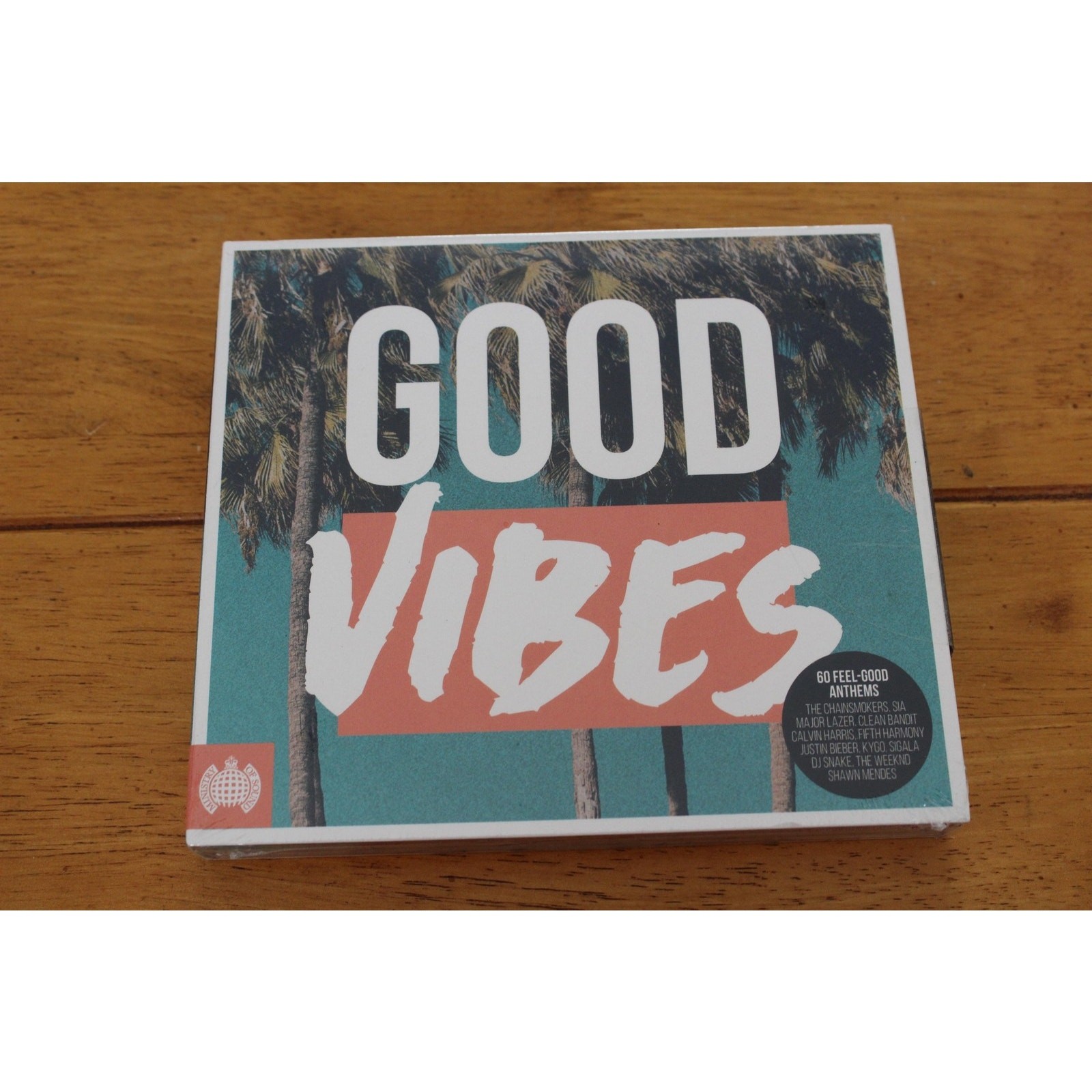 Ministry of Sound Good Vibes 3 CD 60 Feel-Good Anthems Pop Dance Party New