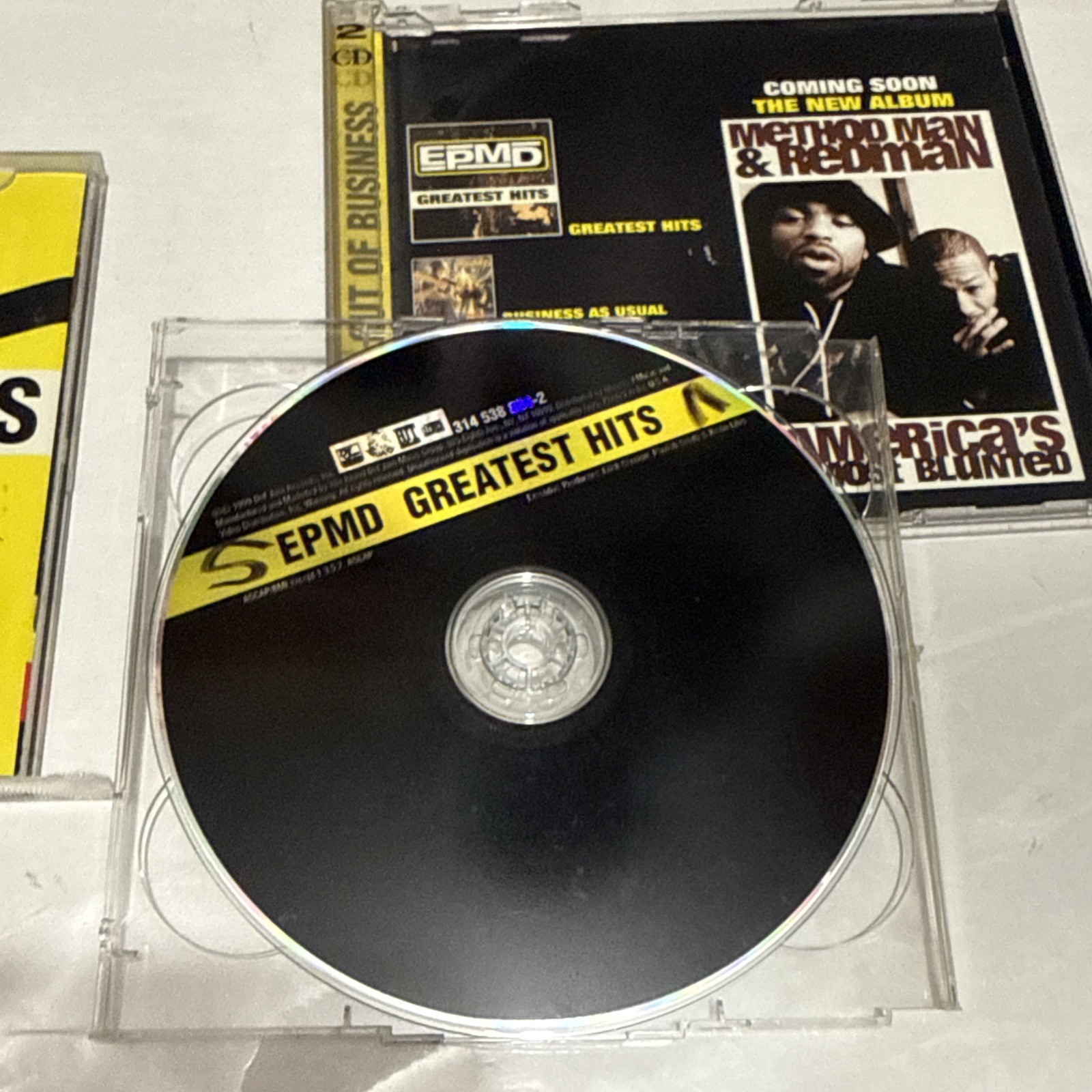 Out of Business Plus Greatest Hits by EPMD (CD 1999) Cracked Case Rare