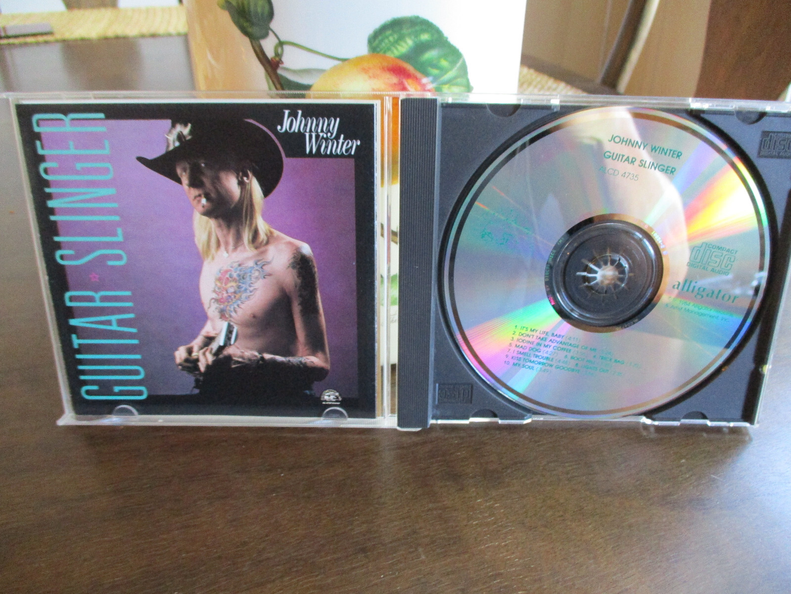 Johnny Winter - Guitar Slinger - 1984 Alligator Records Non-UPC CD NM Disc $7.95
