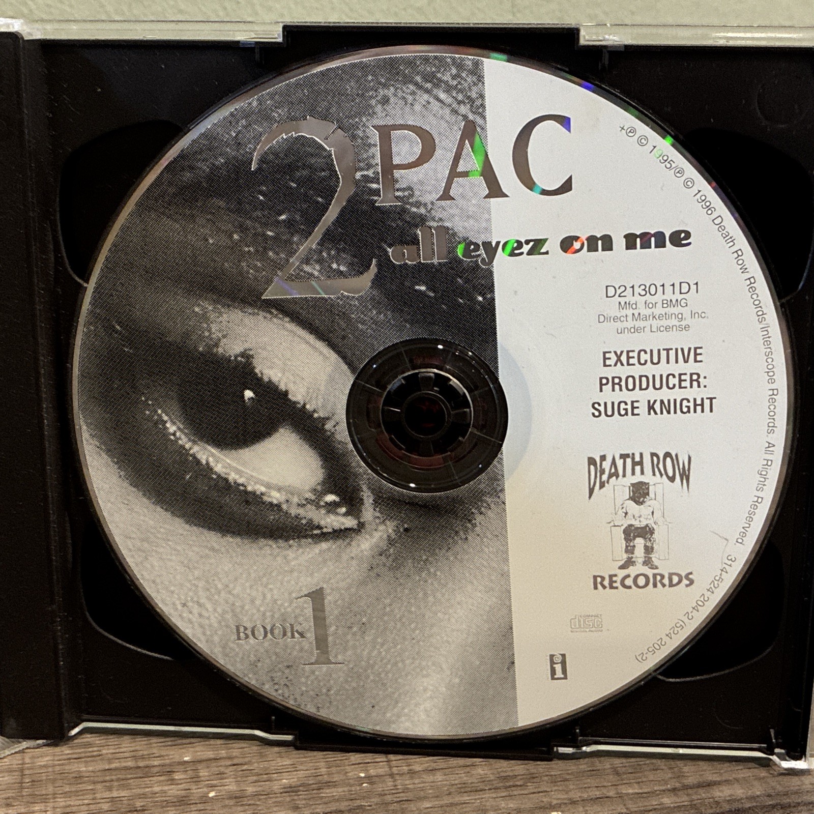2Pac All Eyez On Me 2 CD Original Issue 314-524 204-2 Tupac Shakur Death Row