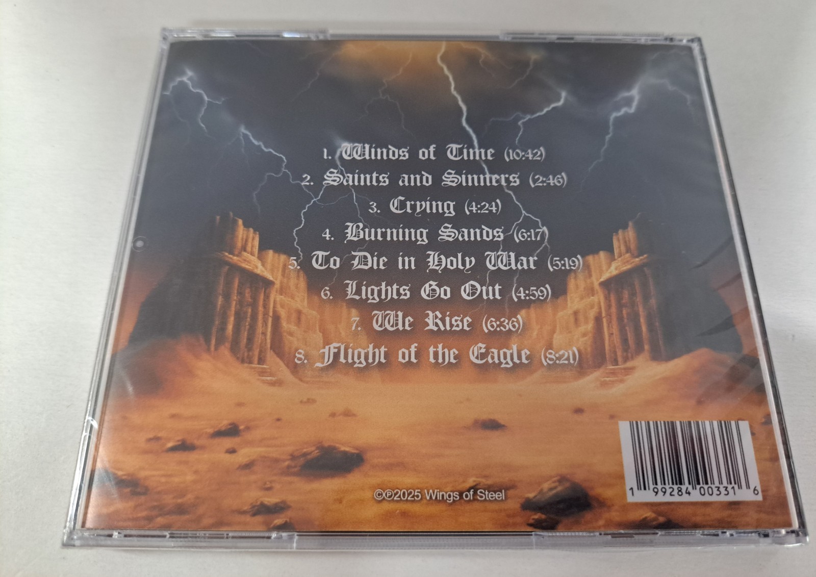 Wings Of Steel Winds Of Time New CD USA Hard Rock Heavy Metal