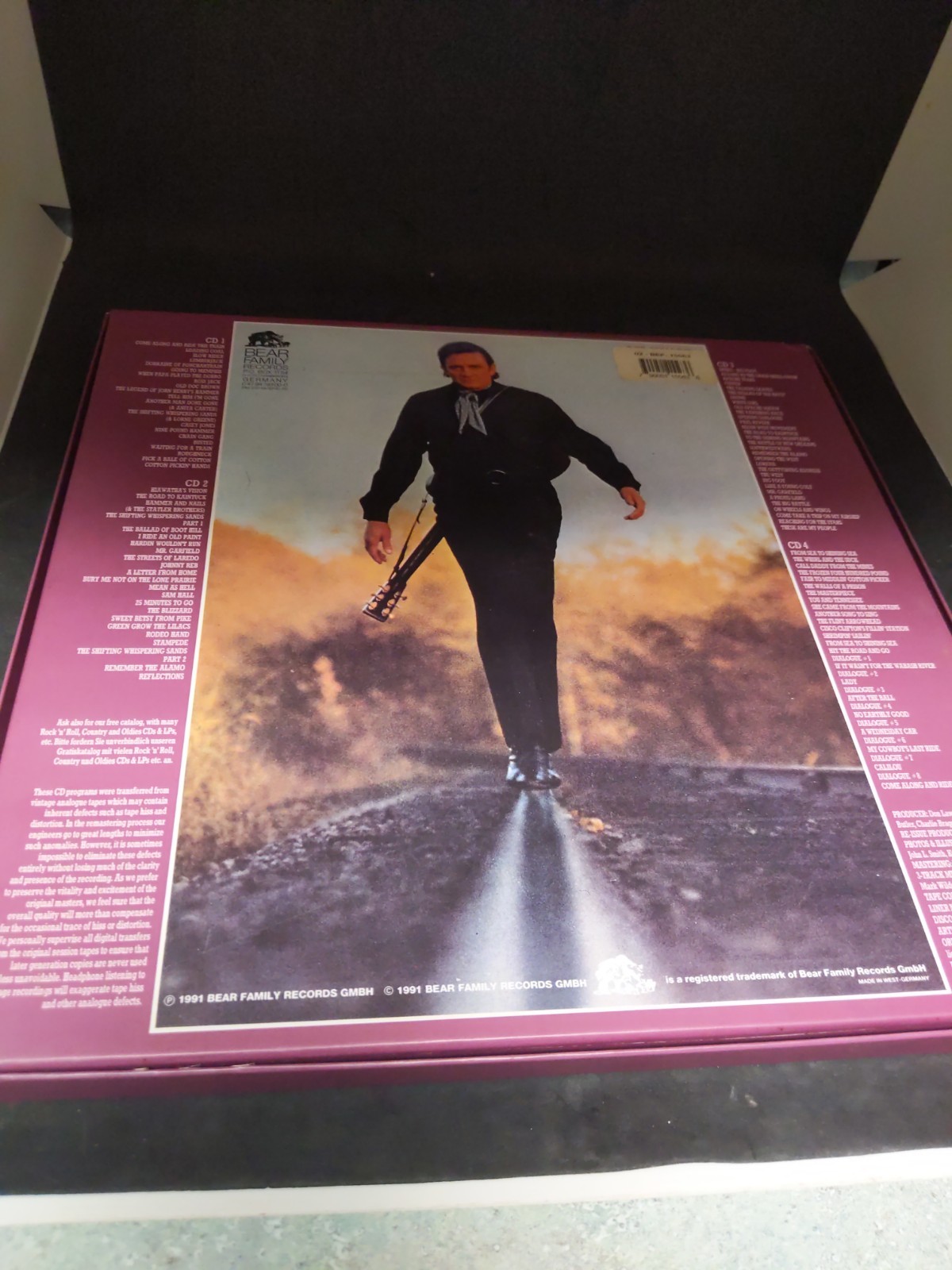Johnny Cash - Come Along And Ride This Train - CD X 4 BOX SET (1991) Bear Family