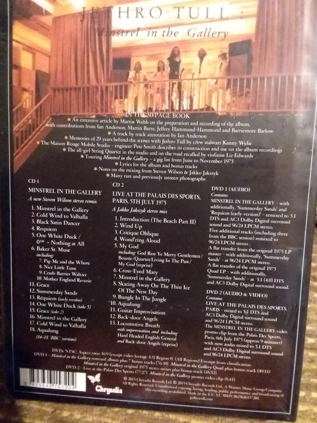 JETHRO TULL MINSTREL IN THE GALLERY [40TH ANNIVERSARY: LA GRANDE EDITION]