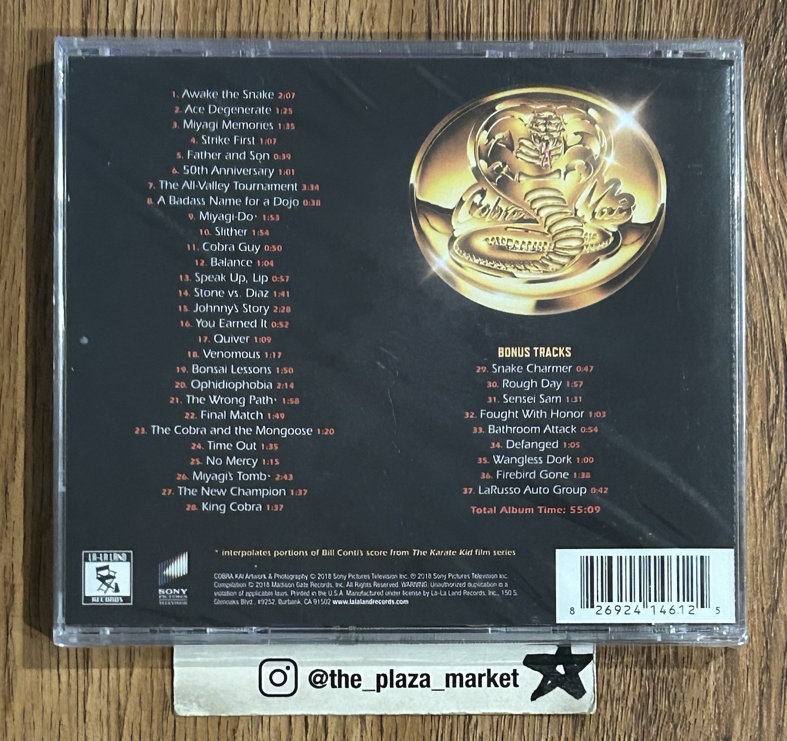 Cobra Kai soundtrack CD Sealed new Zach Robinson Leo Birenberg Netflix karate