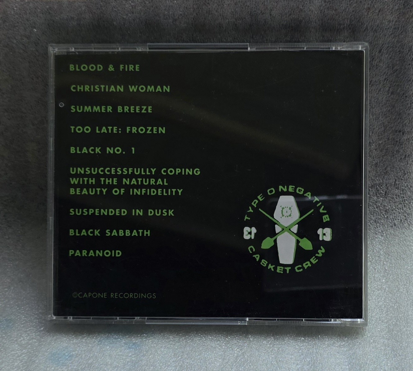 Type O Negative Live Cries, B-Sides, Suicides, CD, RARE!