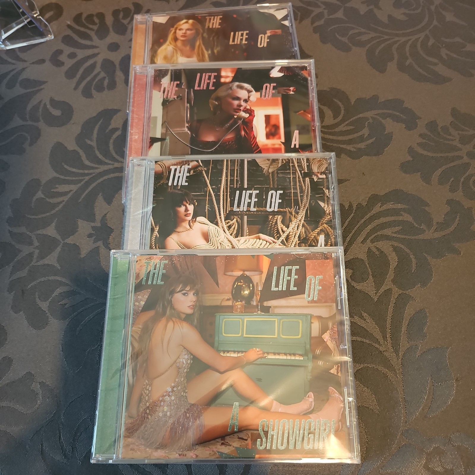 Taylor Swift The Life Of A Showgirl Limited Edition Bonus Acoustic CDs Set Of 4