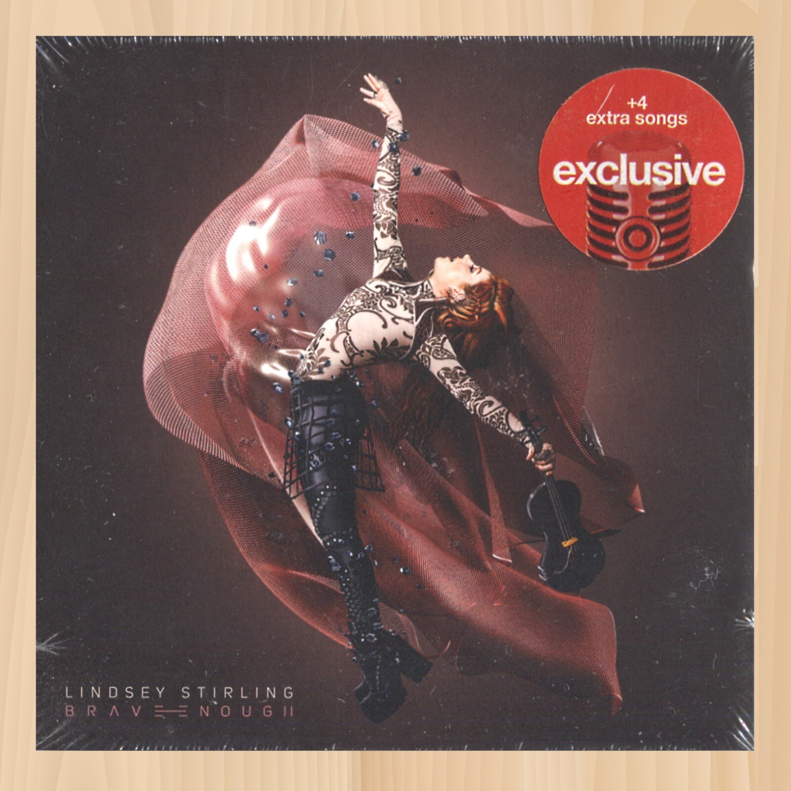 +4 BONUS TRACKS-- LINDSEY STIRLING Brave Enough TARGET CD Forgotten Voyage 0926