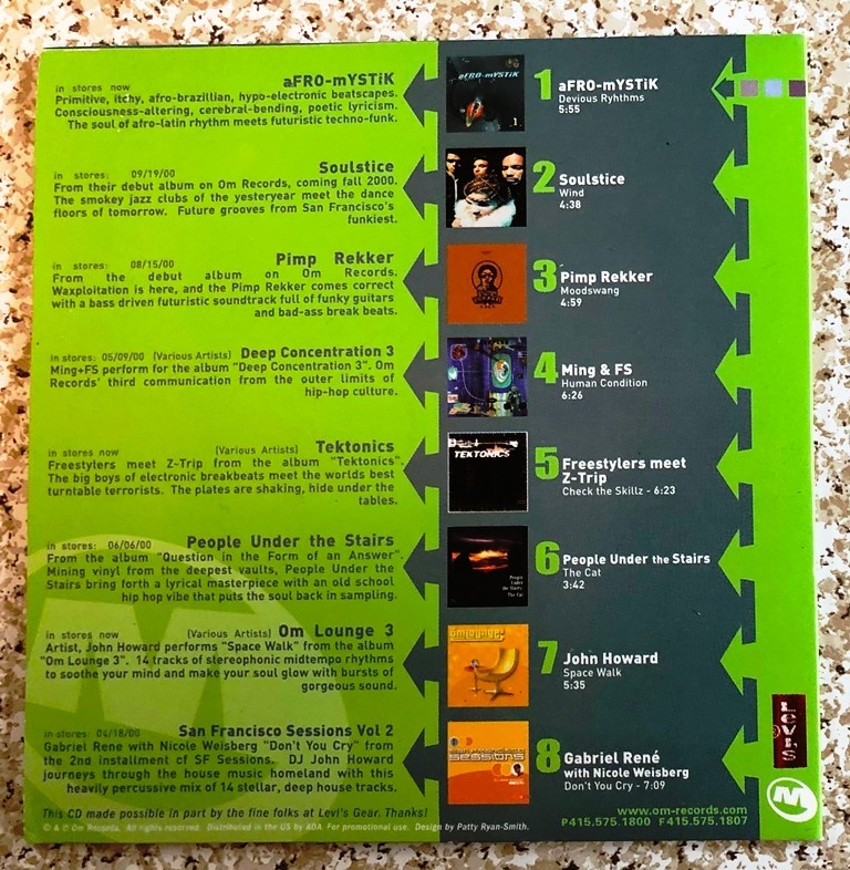 OM Records Summer 2000 CD Sampler Compilation Electronic Various Artists
