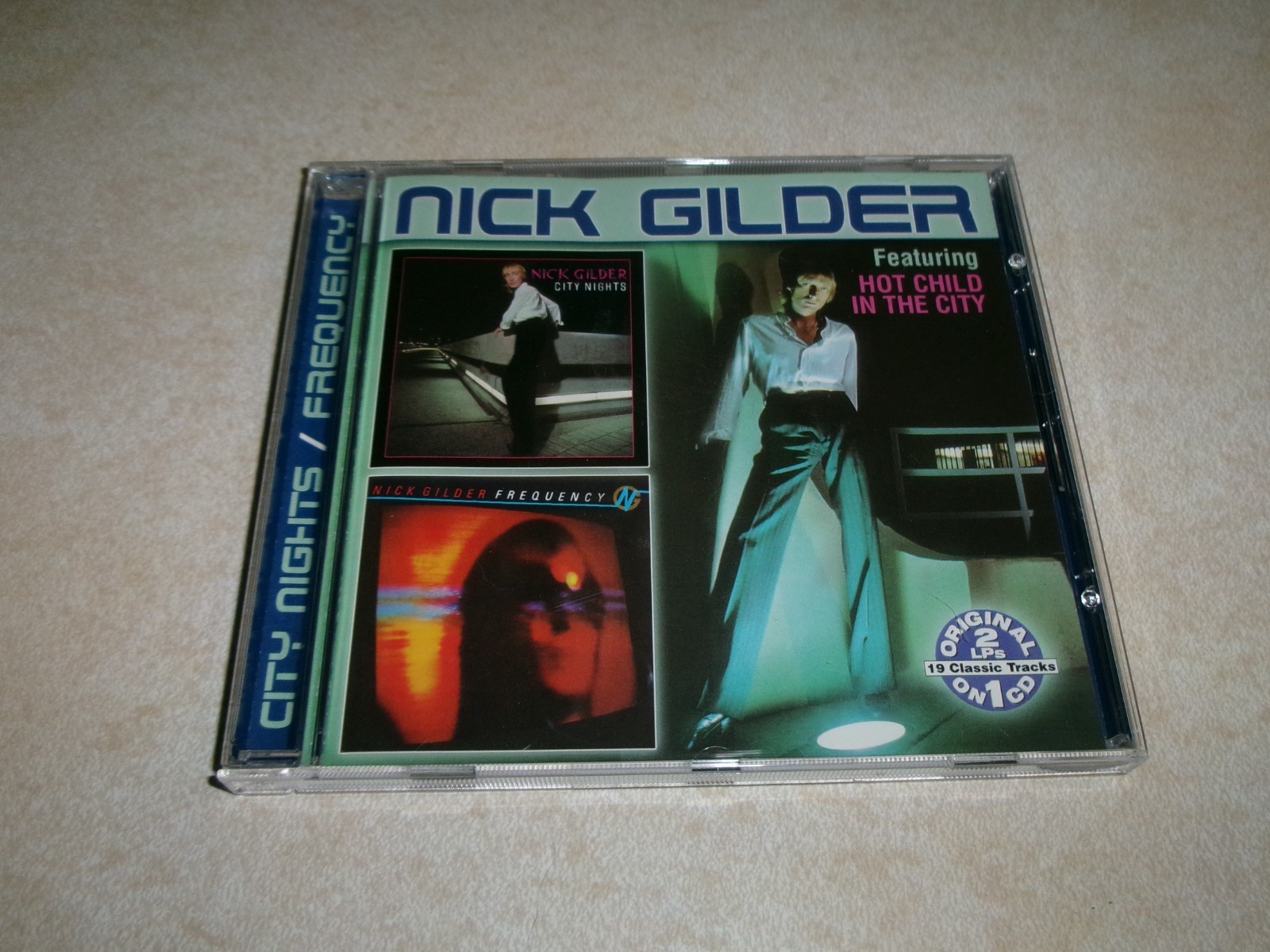 Nick Gilder CD City Nights/Frequency 2 LPs On 1 CD