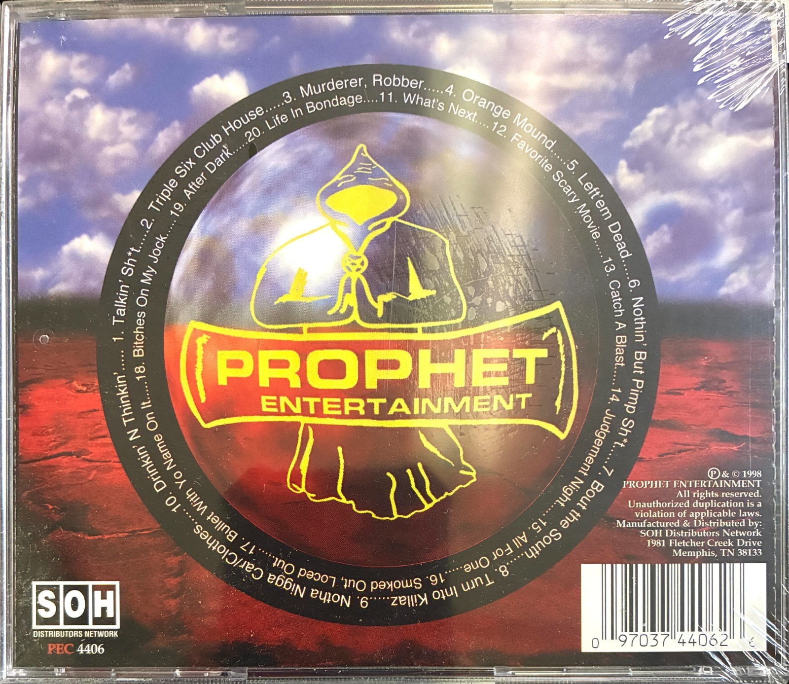 PROPHET POSSE - Body Parts (Sealed CD, 1998) DJ Paul & Juicy J - Label Official