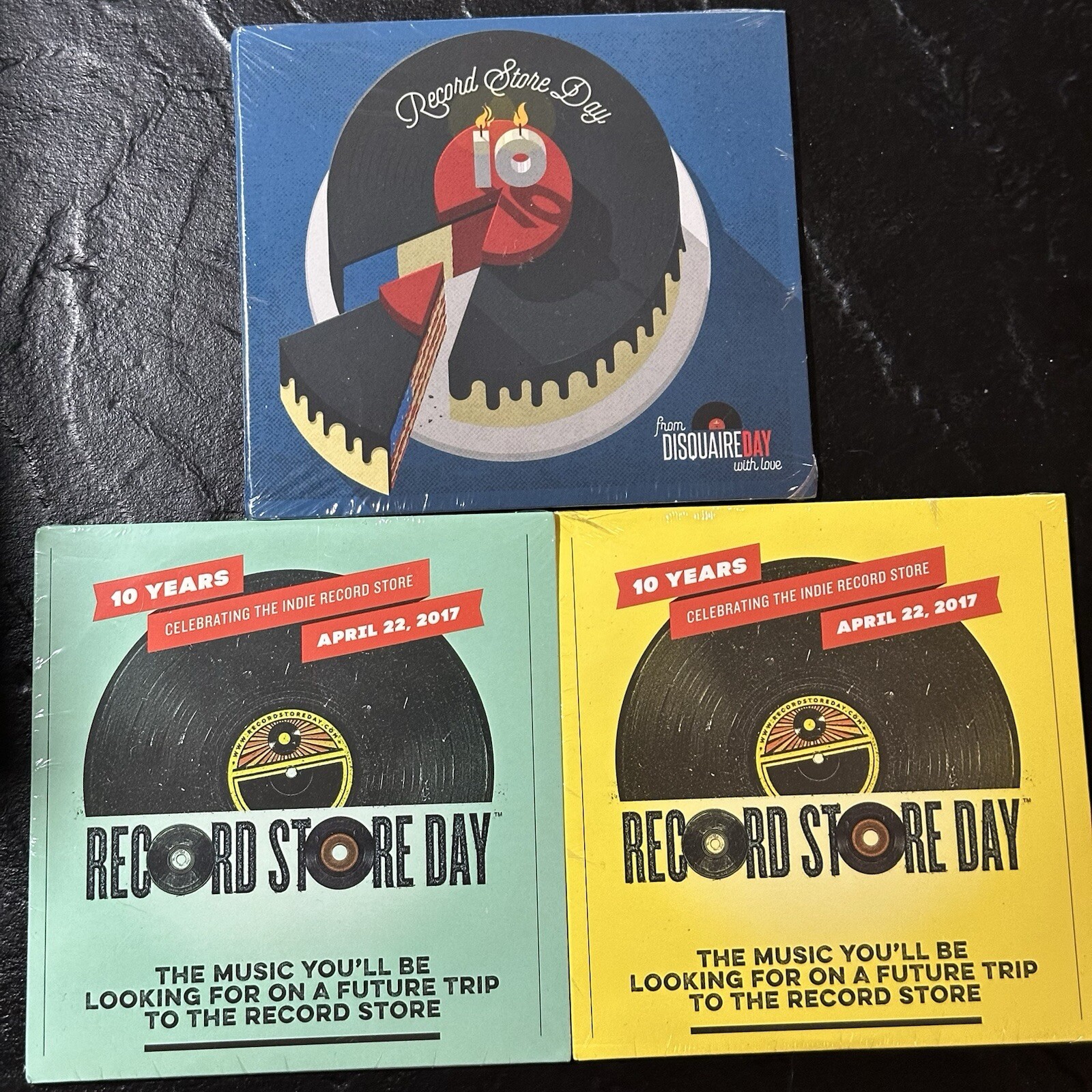 3 Official Record Store Day 2017 Exclusive CD’s - RSD 10 Year Anniversary - Rare
