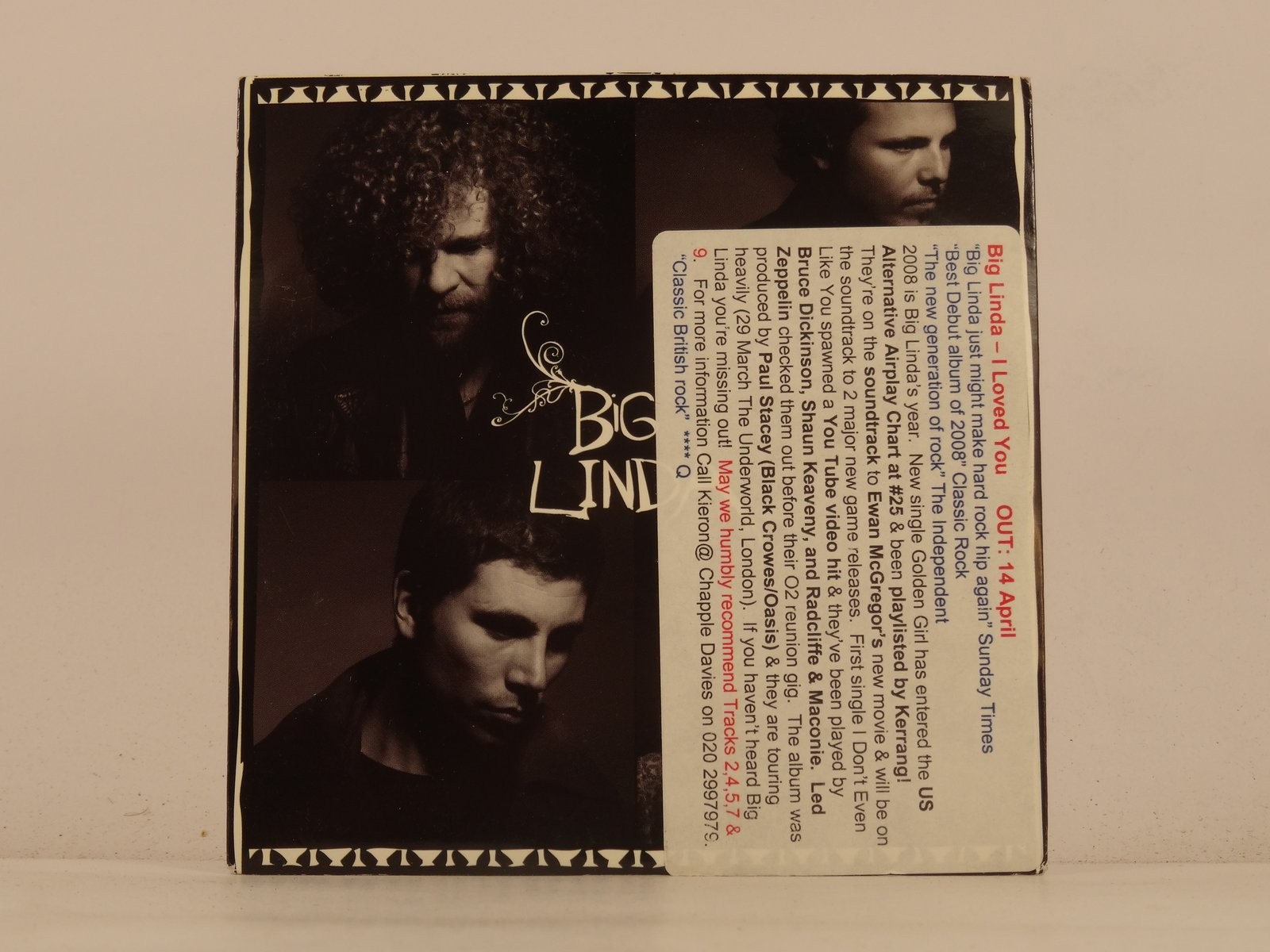 BIG LINDA I LOVED YOU (589) 11 Track Promo CD Album including Card Sleeve URSA