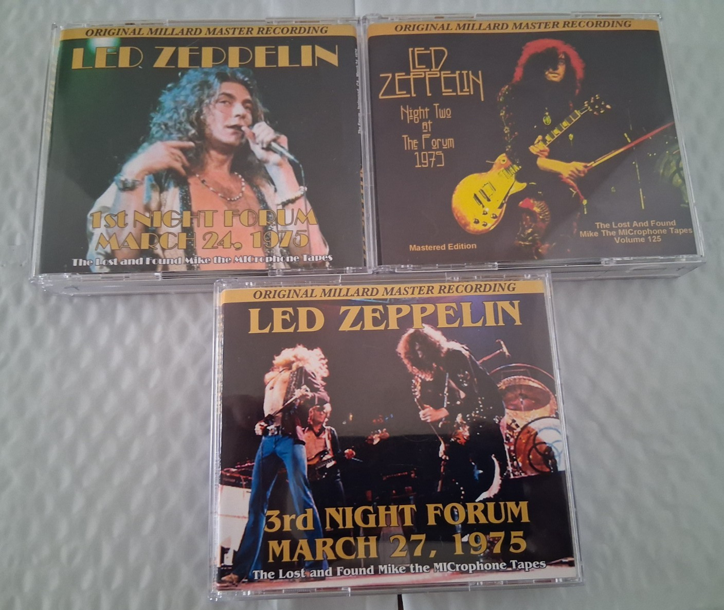 LED ZEPPELIN AT THE FORUM 03-24,25,27-1975 ALL 3 NITES RECORDED BY MIKE MILLARD!