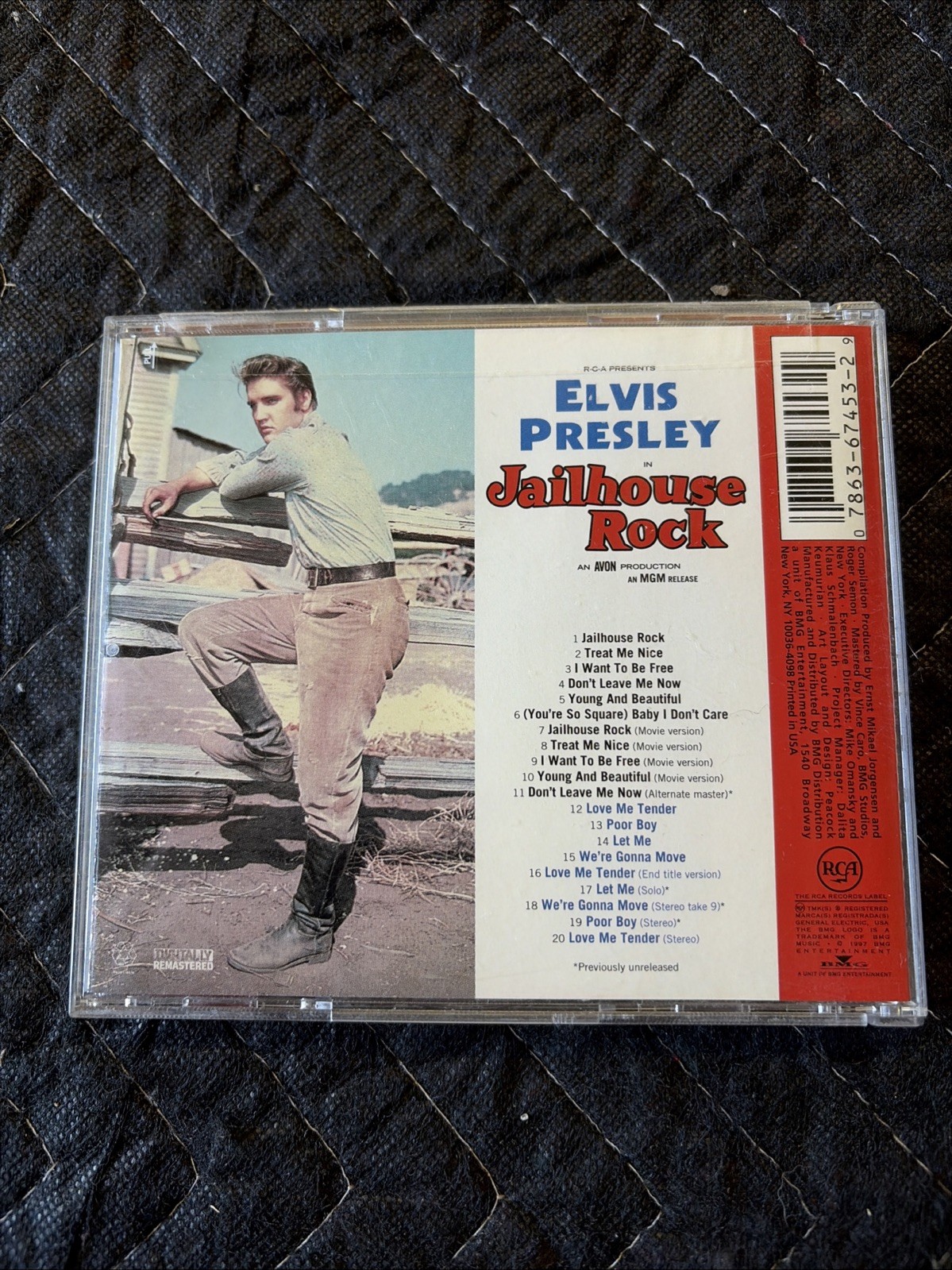 Elvis Presley Jailhouse Rock Love Me Tender (CD) 1st Edition Remastered - NIB
