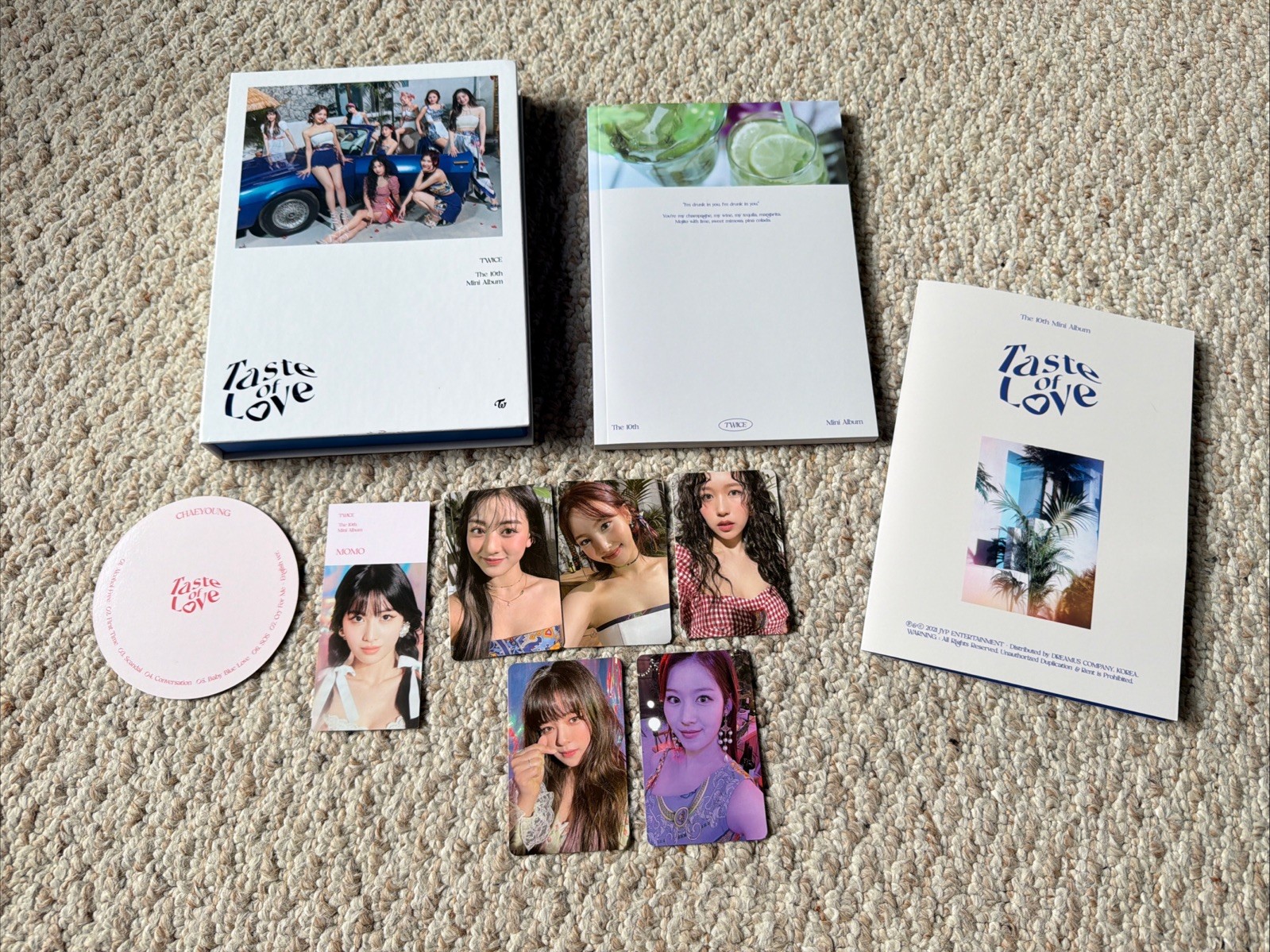 TWICE Taste of Love 10th Mini Album CD K-Pop 2021 JYP Entertainment