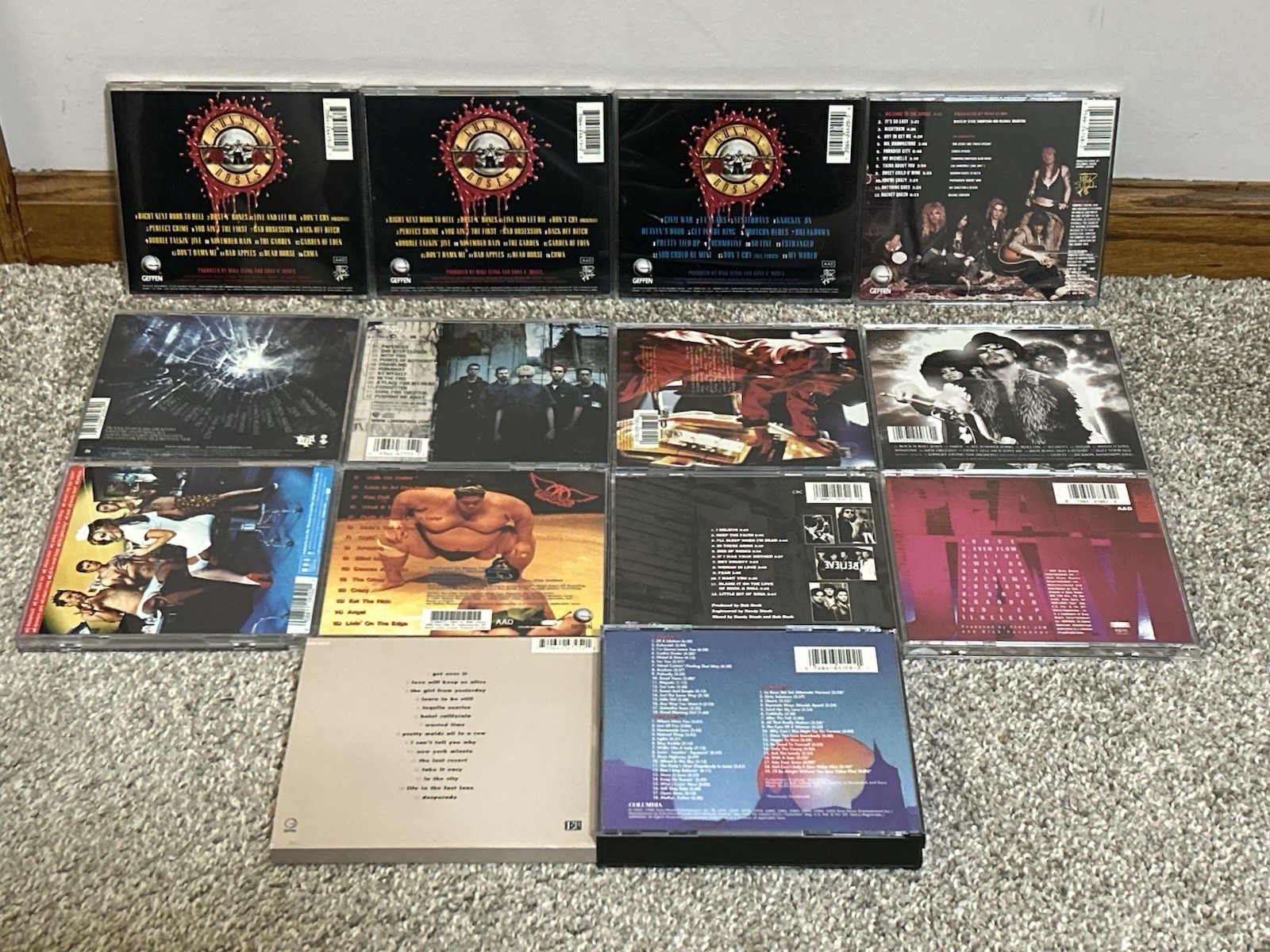 Lot Of 14 Vintage CD’s 90’s Rock, Metal Bundle Guns N’ Roses, Journey And More