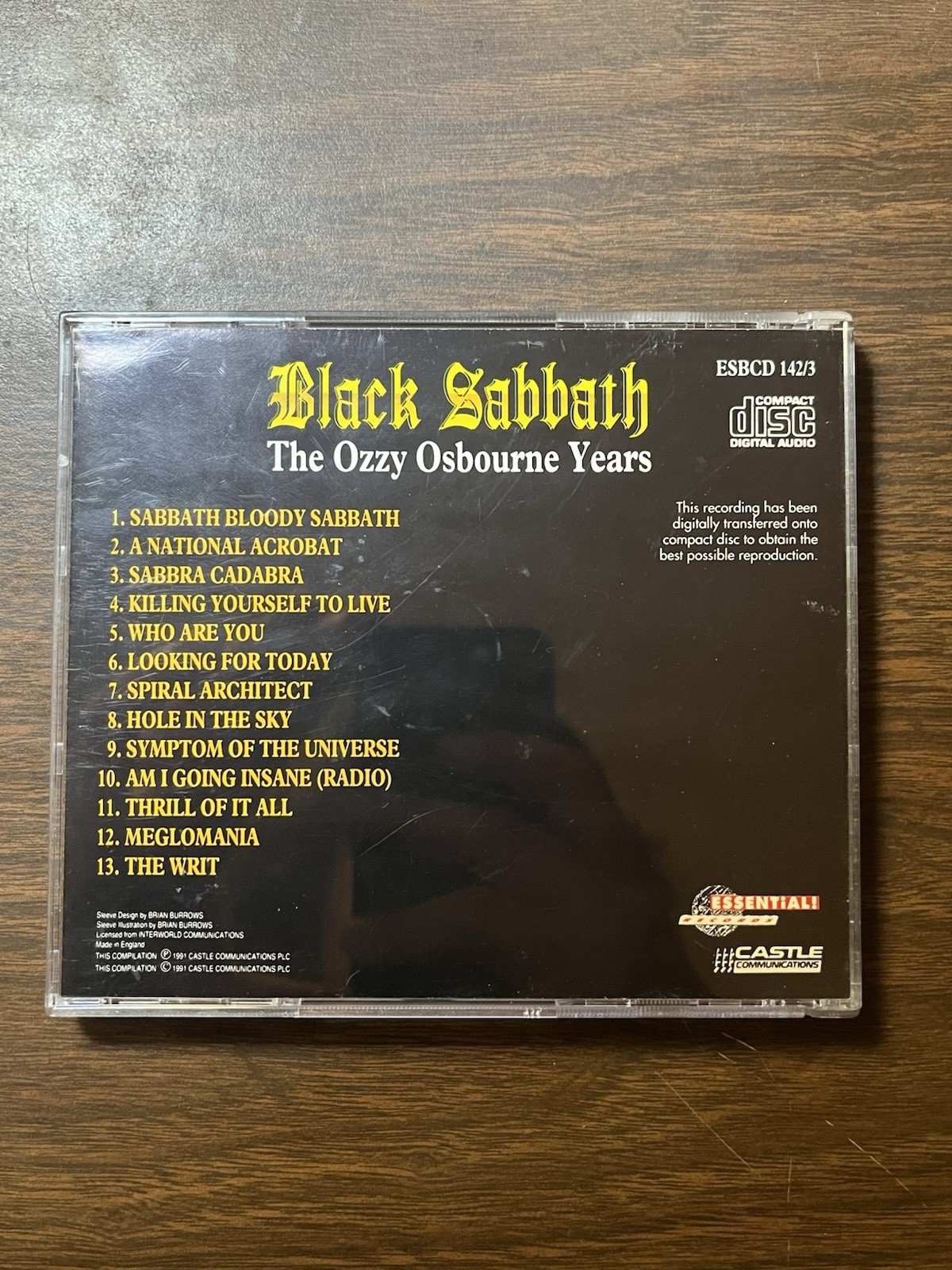 Black Sabbath The Ozzy Osbourne Years 3x CD 1991 Castle Heavy Metal ESBCD Tested