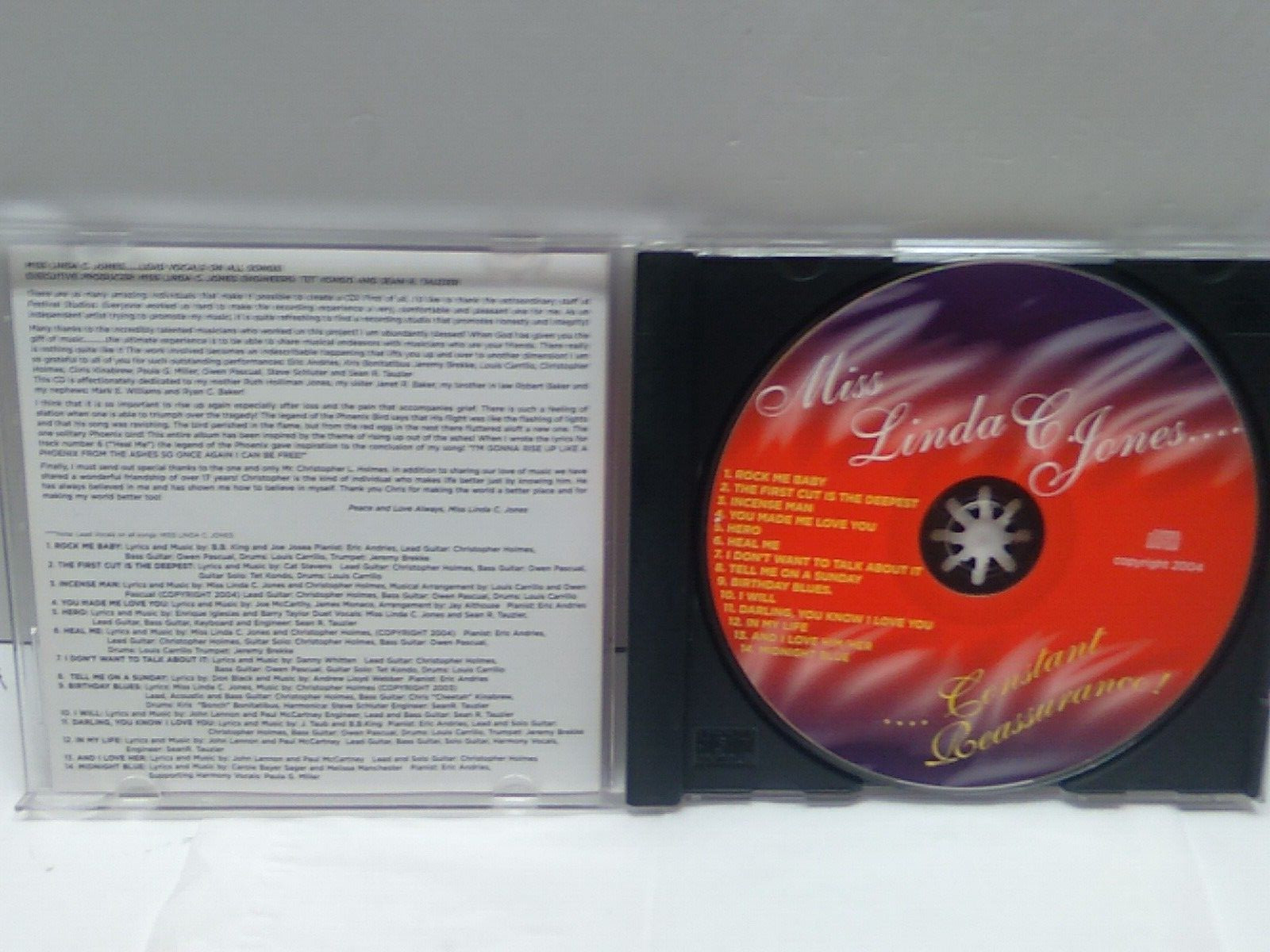Miss Linda C. Jones - Constant Reassurance (CD, 2004)