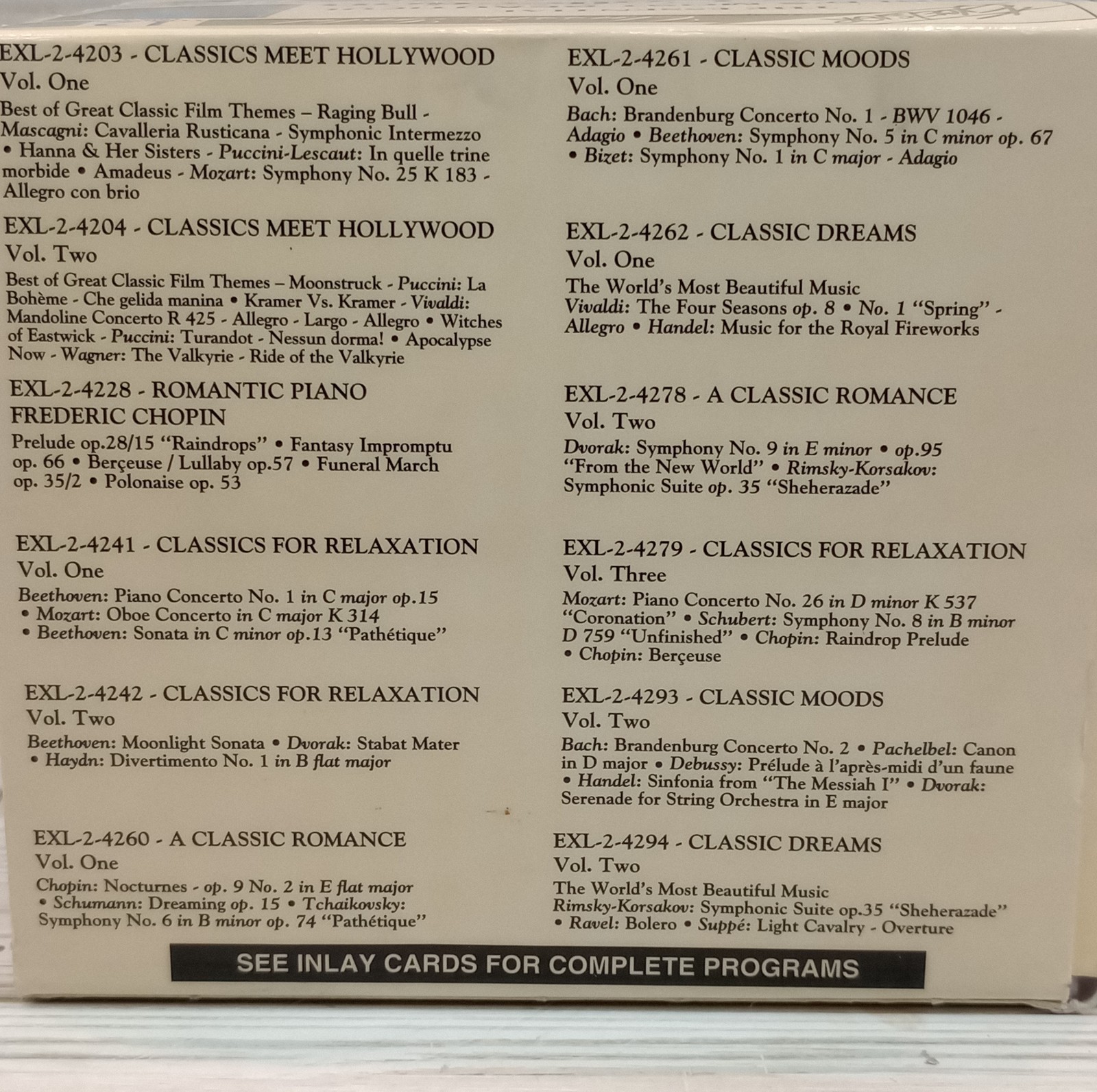 The Essential World's Most Beautiful Music 12 CD set, classic Gold Excelsior