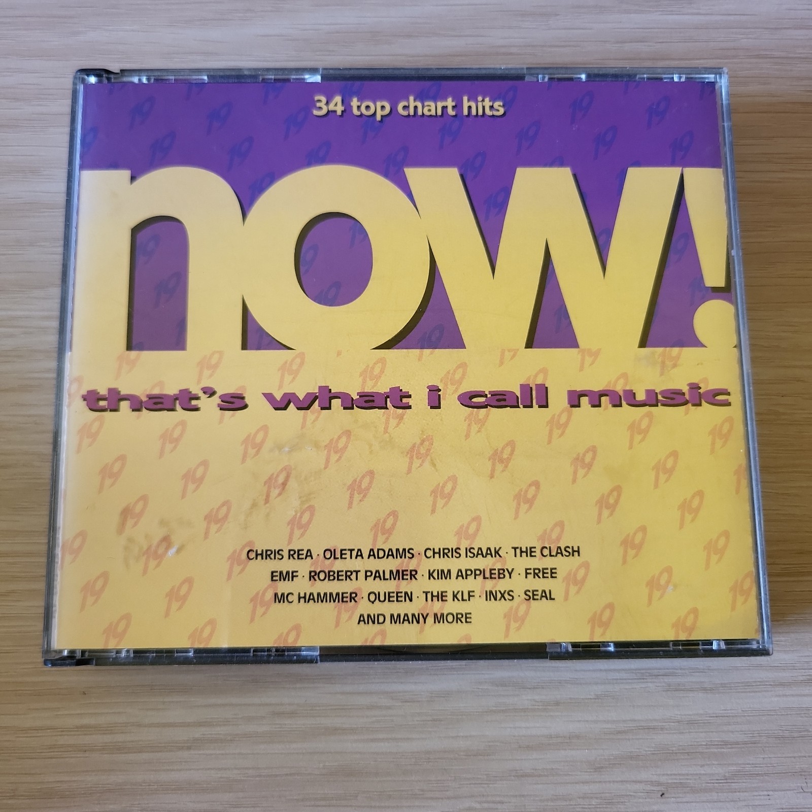 Now! That's What I Call Music 19 - UK 1991 2xCD Comp-LP. Virgin EMI CD NOW 19