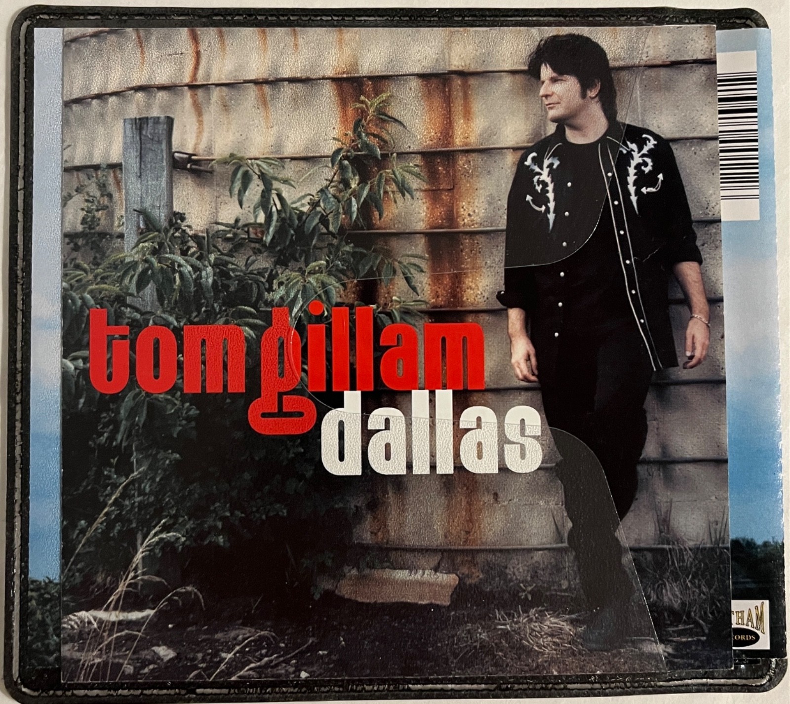 Tom Gillam CD set - lot of 2 CDs (no jewel cases) Never Look Back & Dallas