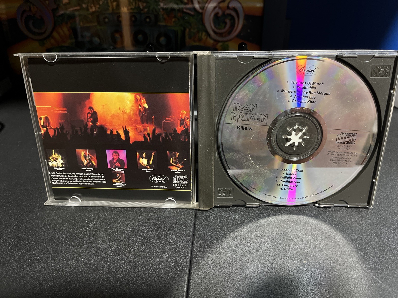 Iron Maiden Killers 1981 CD 1988 First Edition (Misprint!!)