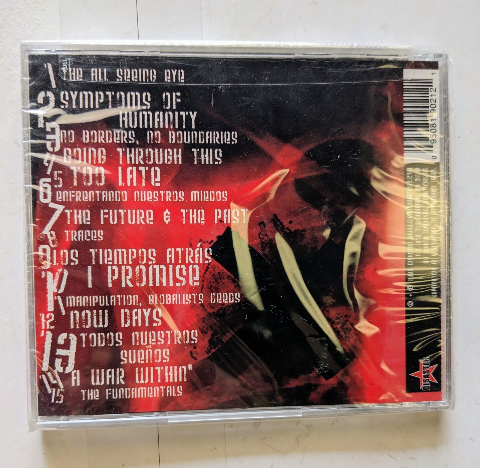 Union 13 'Symptoms Of Humanity' CD 2003 Hardcore Punk Rock N Roll New Rare