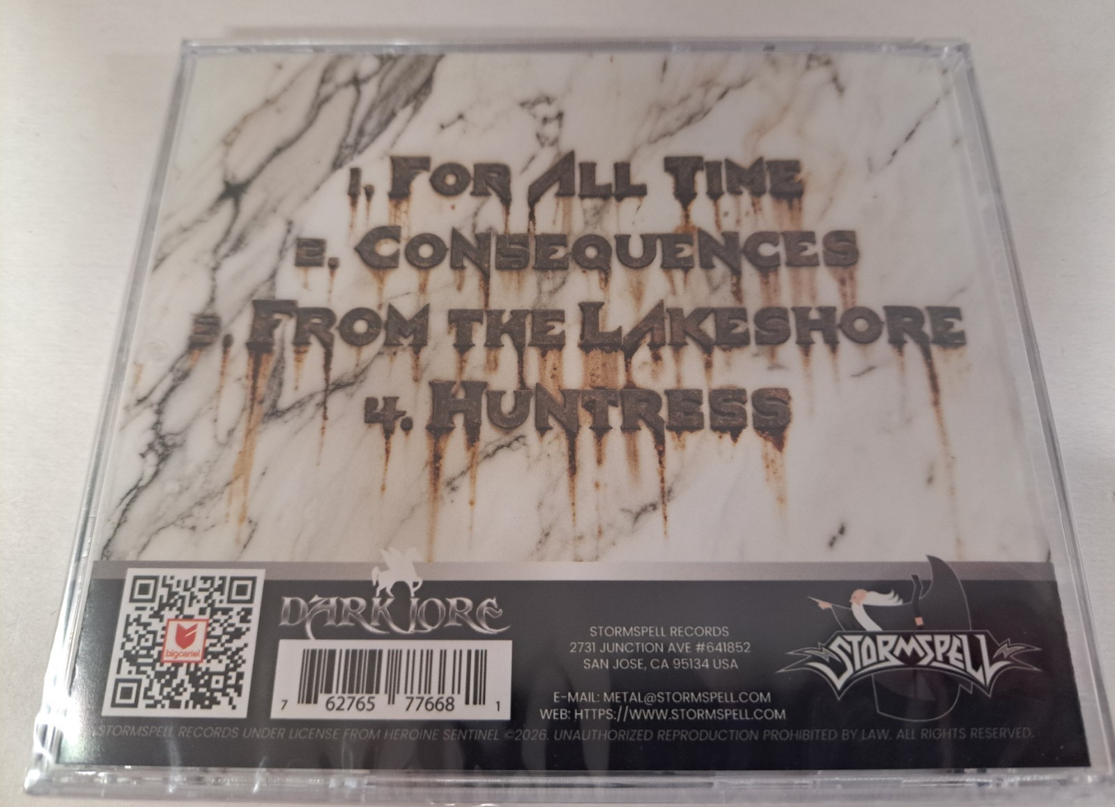 Heroine Sentinel Heroine Sentinel New EP CD USA Heavy Metal