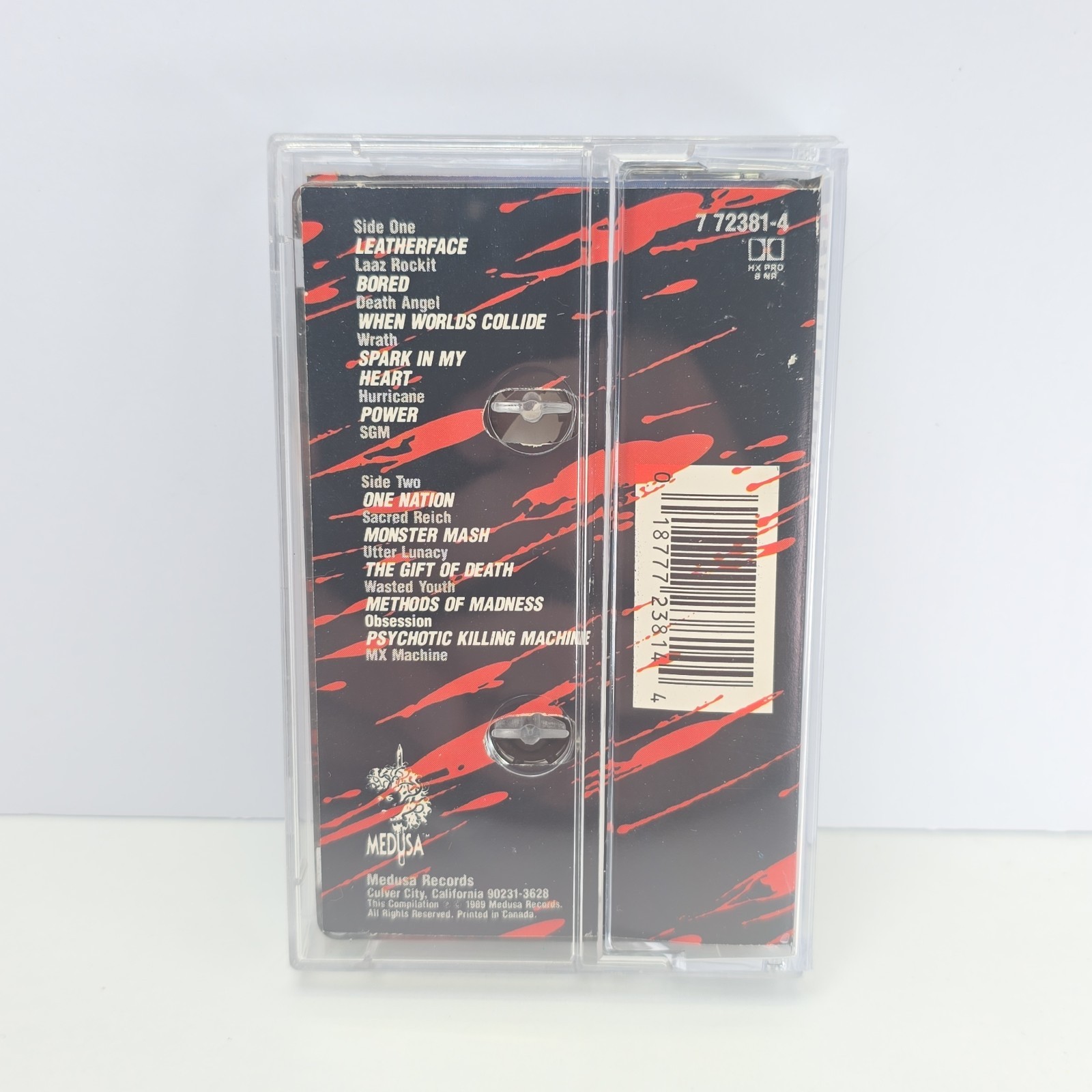 Leatherface Texas Chainsaw Massacre III Original Soundtrack Cassette Horror OST