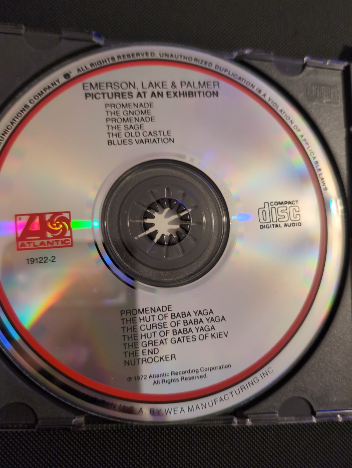 Emerson, Lake & Palmer 3 CD Lot: Trilogy, Tarkus, Pictures At An Exhibition