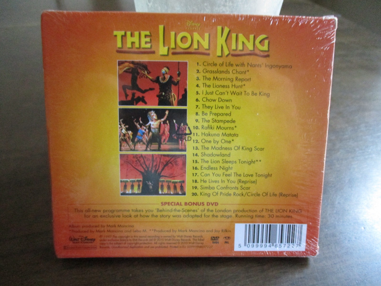 The Lion King Original Broadway Cast Recording - German CD +DVD Factory New $12