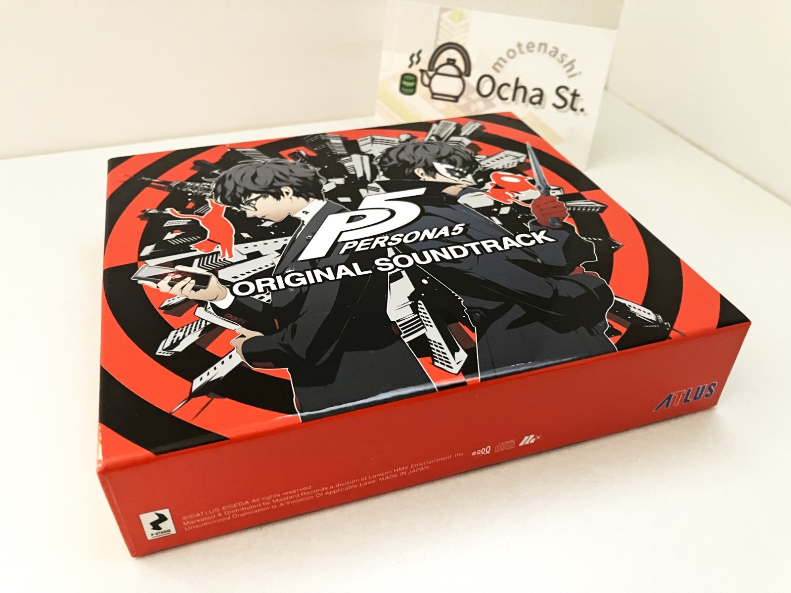 Persona 5 Original Soundtrack OST 3CD Music CD Atlus Japan with Paper box case