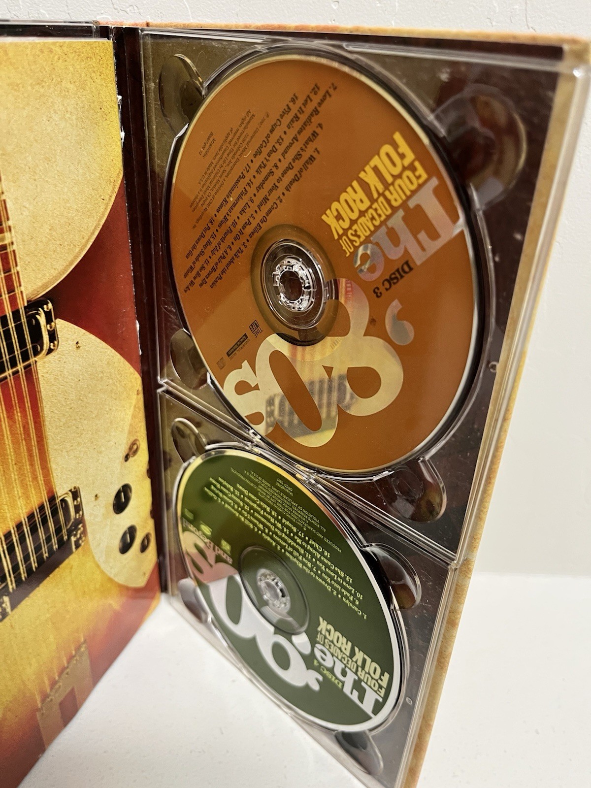 Four Decades Of Folk Rock 4CD Box Set Time Life VA Brown Folk Rock Compilation