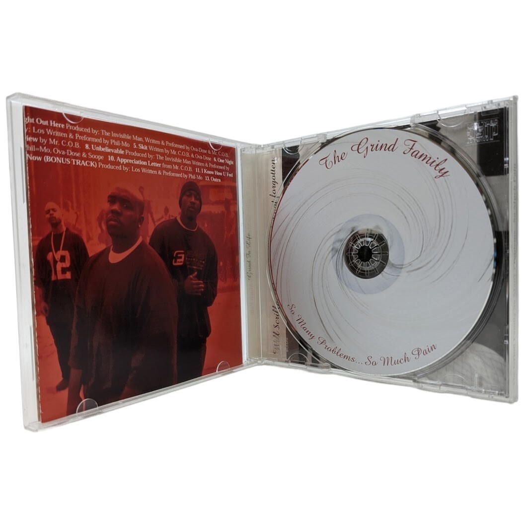 The Grind Family - So Many Problems... So Much Pain (CD, 2002) Rap - RARE OOP