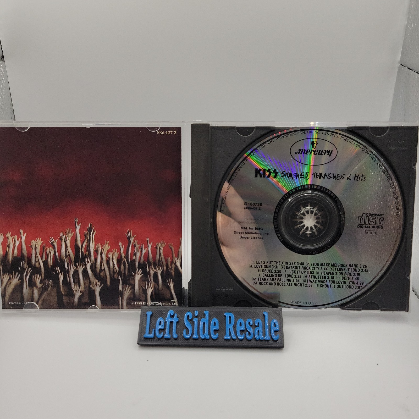 KISS Smashes Thrashes & Hits CD 1988 Mercury 8364272 Heavy Metal Greatest Hits