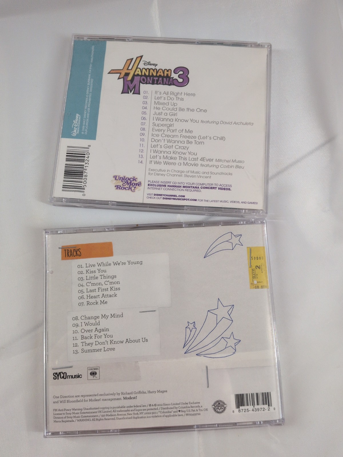 Disney Channel CD Lot of 10 Lizzie McGuire Wizards Waverly Place Hannah Montana