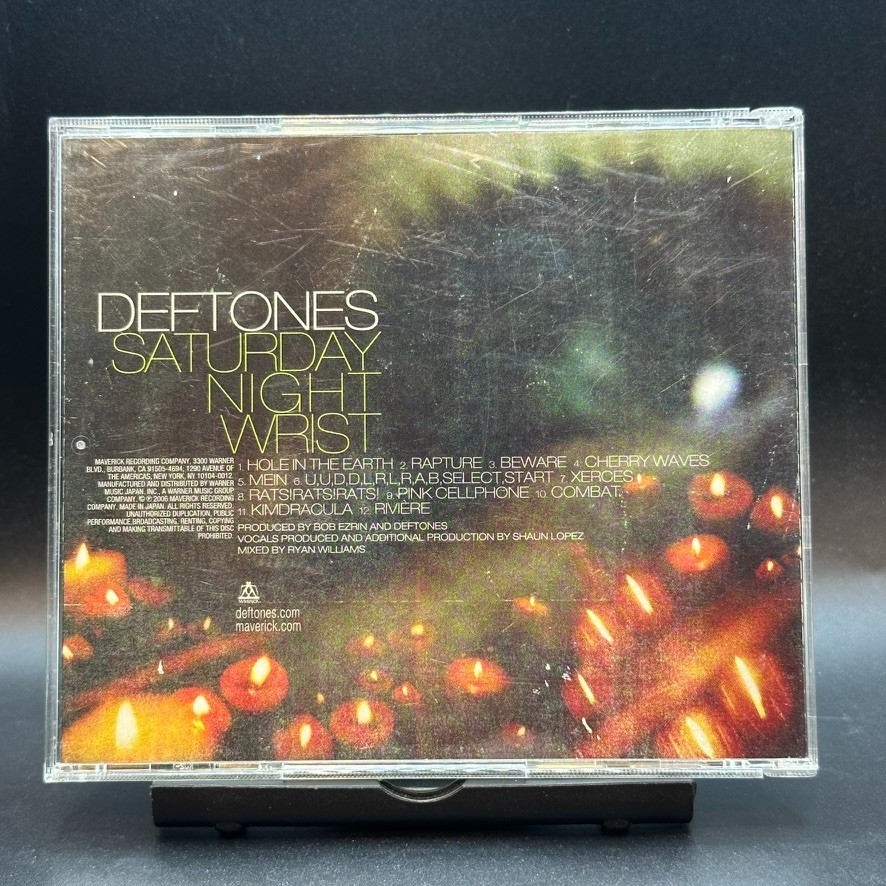 Deftones / Saturday Night Wrist First Edition 2006 Japan OBI CD