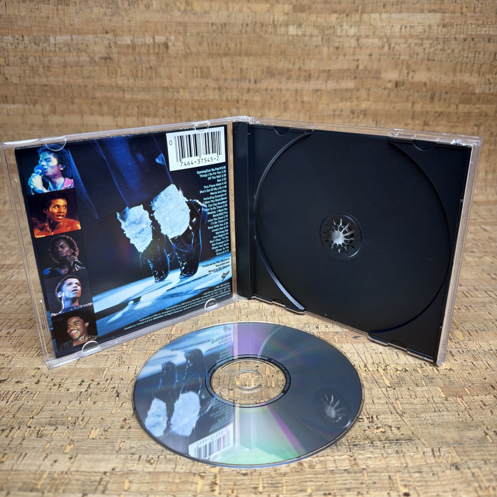 The Jacksons - Live (CD, 1987)