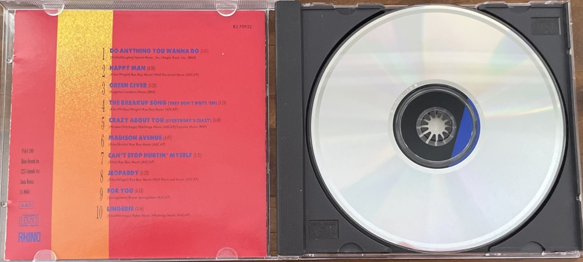 Greg Kihn - Unkihntrollable Live CD 1989 Rhino 80s Rock Original OOP RARE