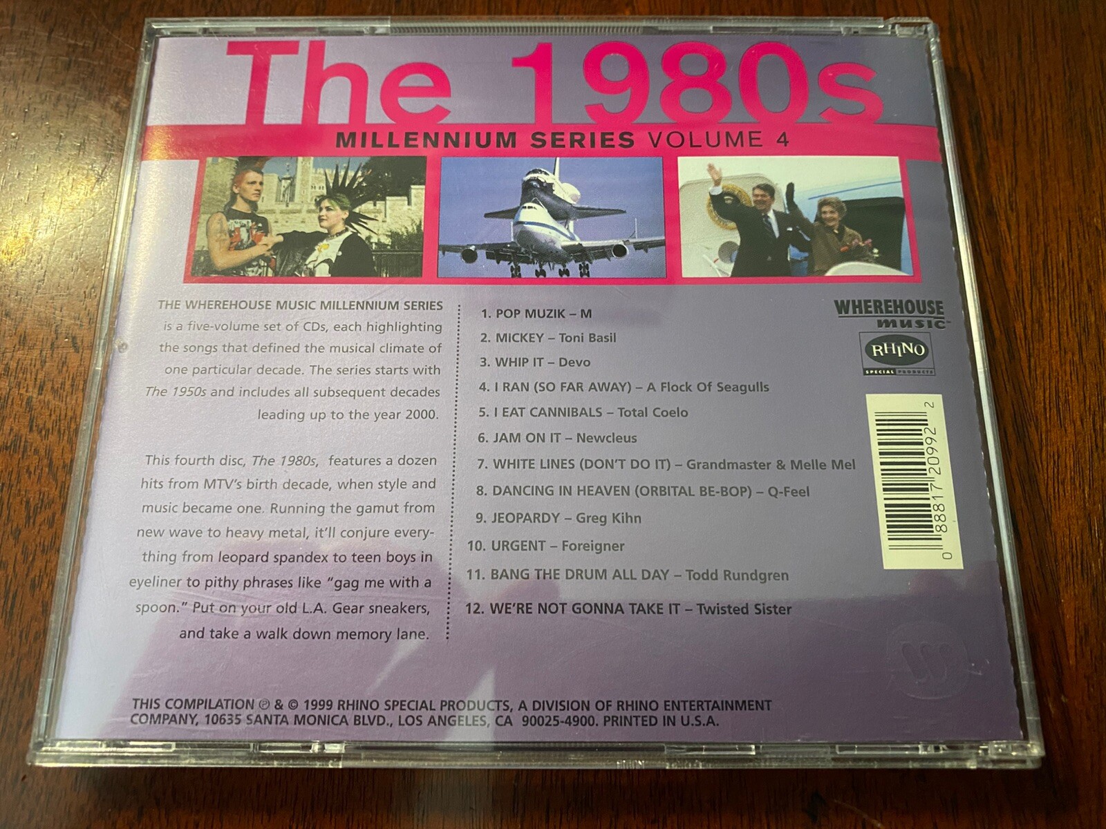 The 1980s - Millennium Series Volume 4 (CD, Rhino) *New Wave*