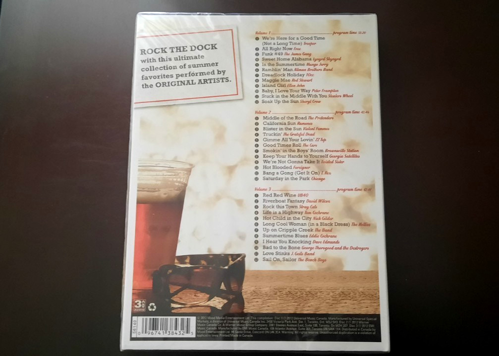 ROCK THE DOCK - Classic Songs for Summer (or Whenever!) JAMES GANG, NICK GILDER
